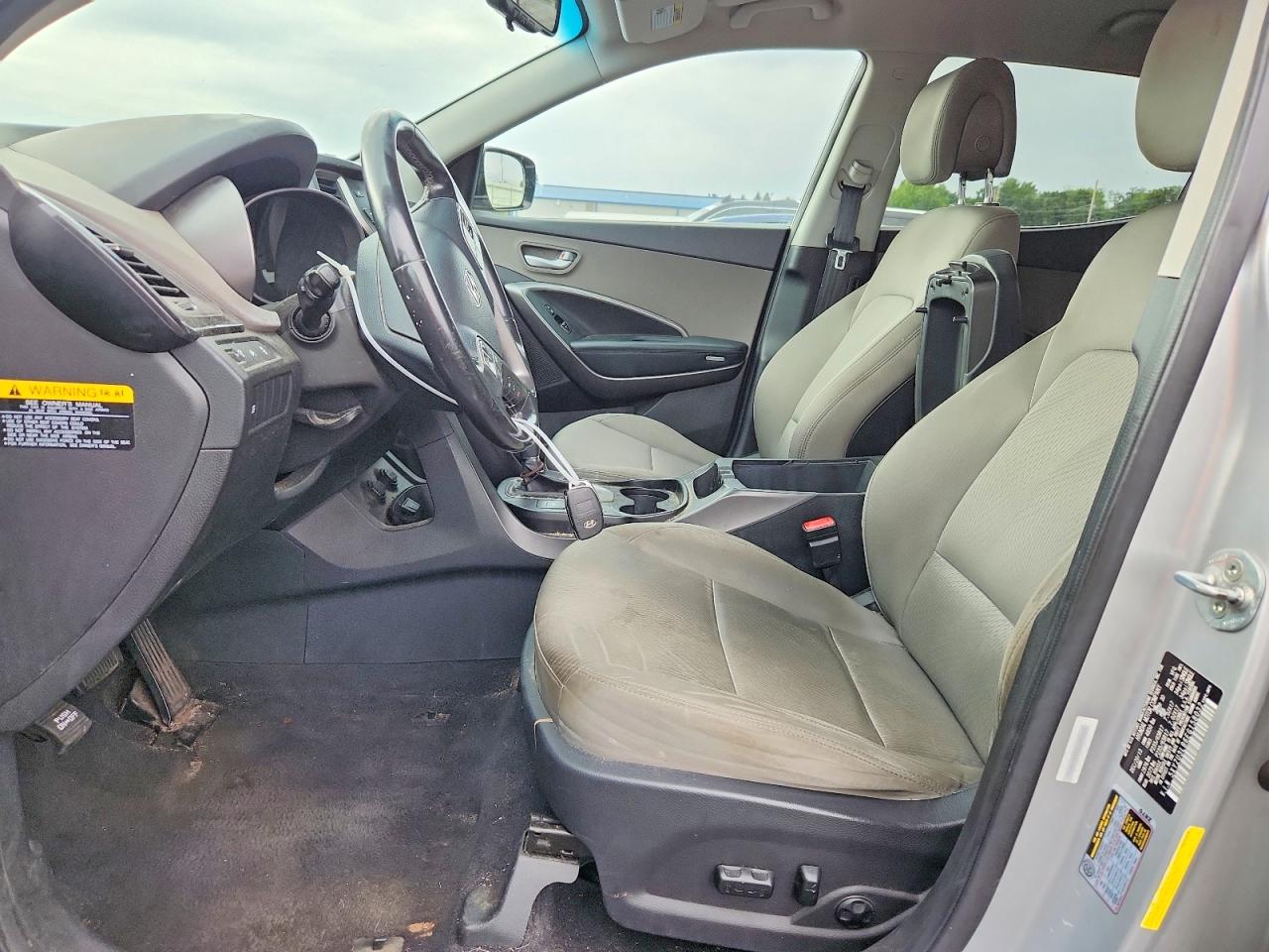 2014 Hyundai Santa Fe Sport 2.4l Silver vin: 5XYZU3LB6EG158032