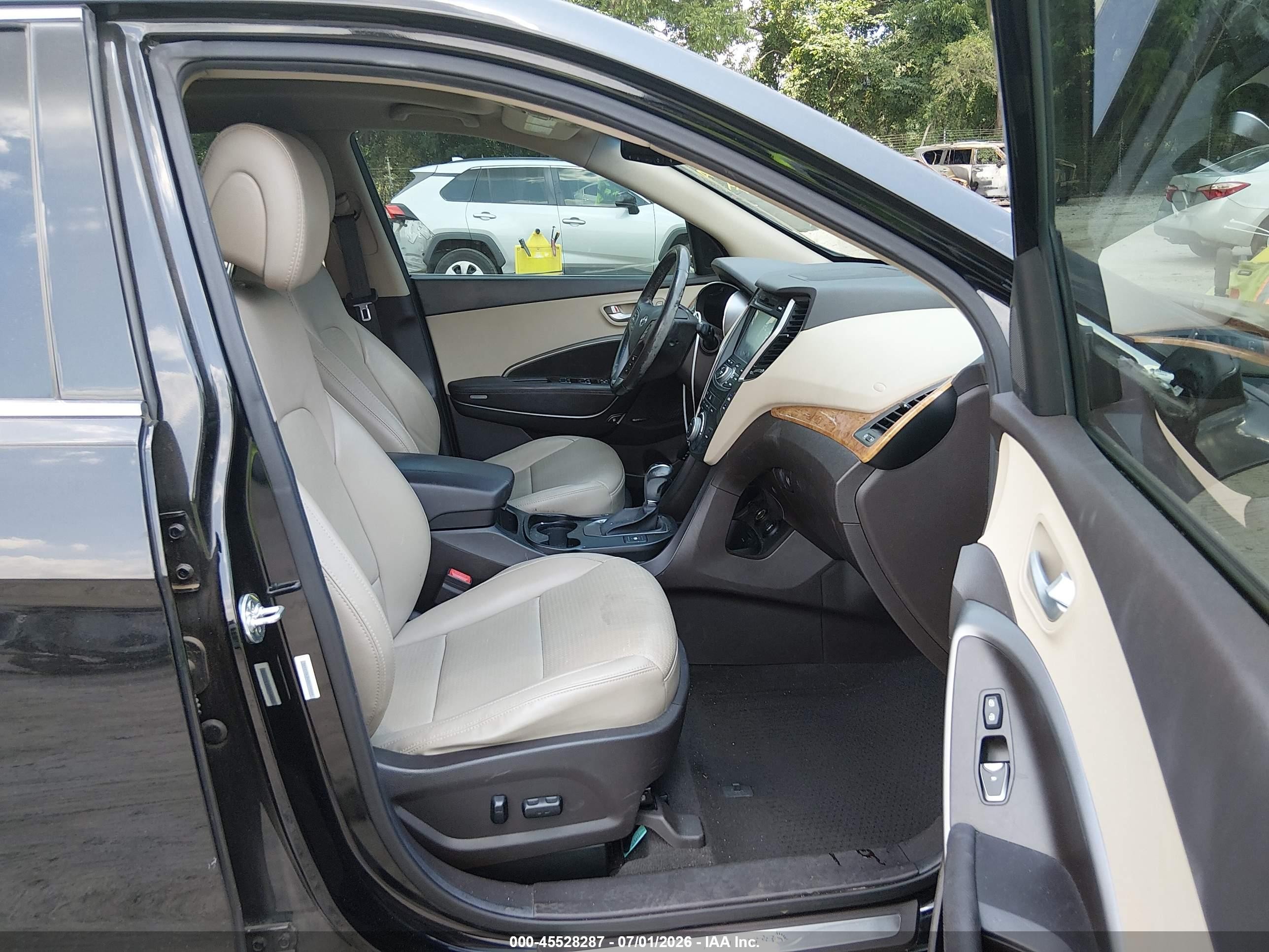 2014 Hyundai Santa Fe Sport 2.4l Black vin: 5XYZU3LB6EG194559