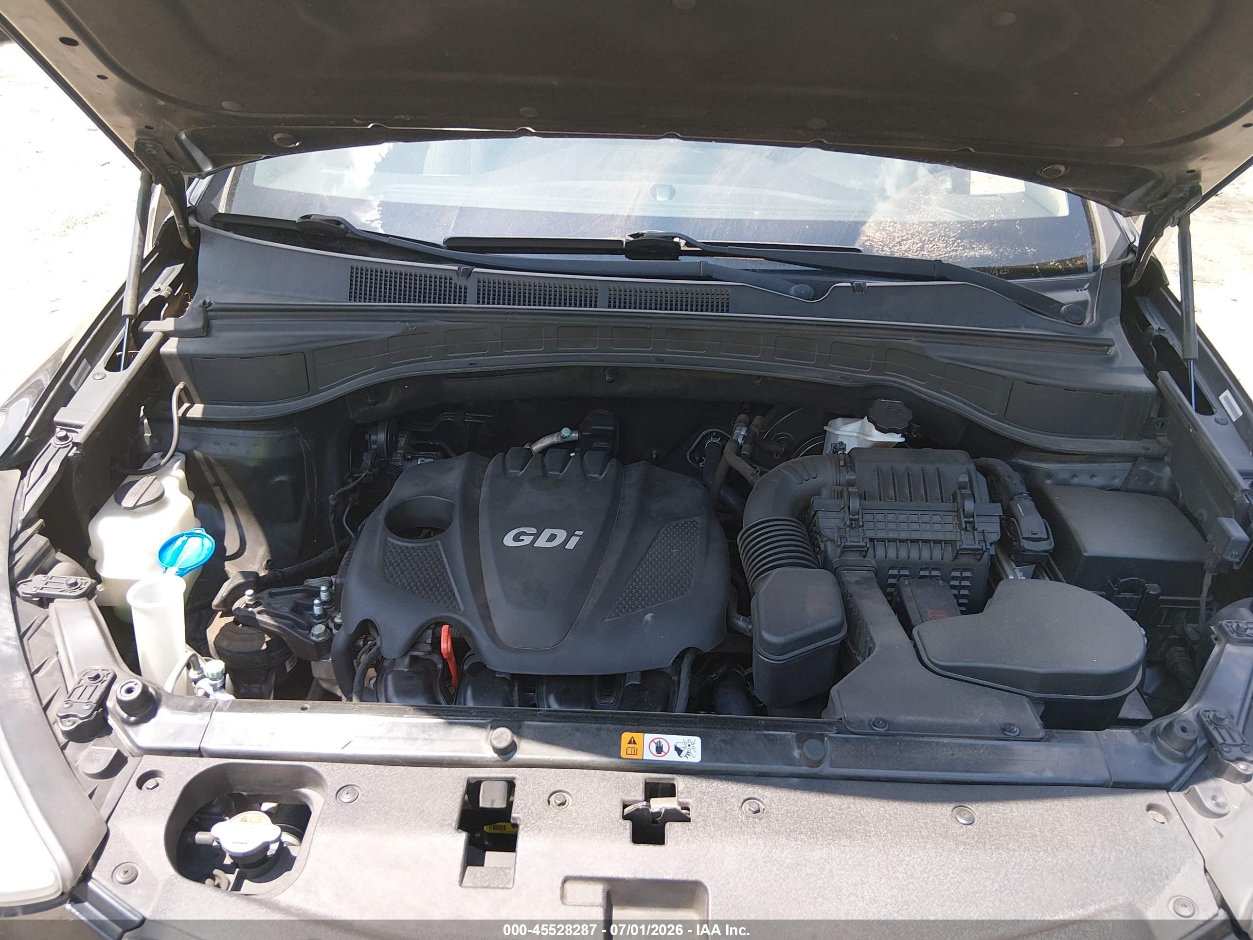 2014 Hyundai Santa Fe Sport 2.4l Black vin: 5XYZU3LB6EG194559