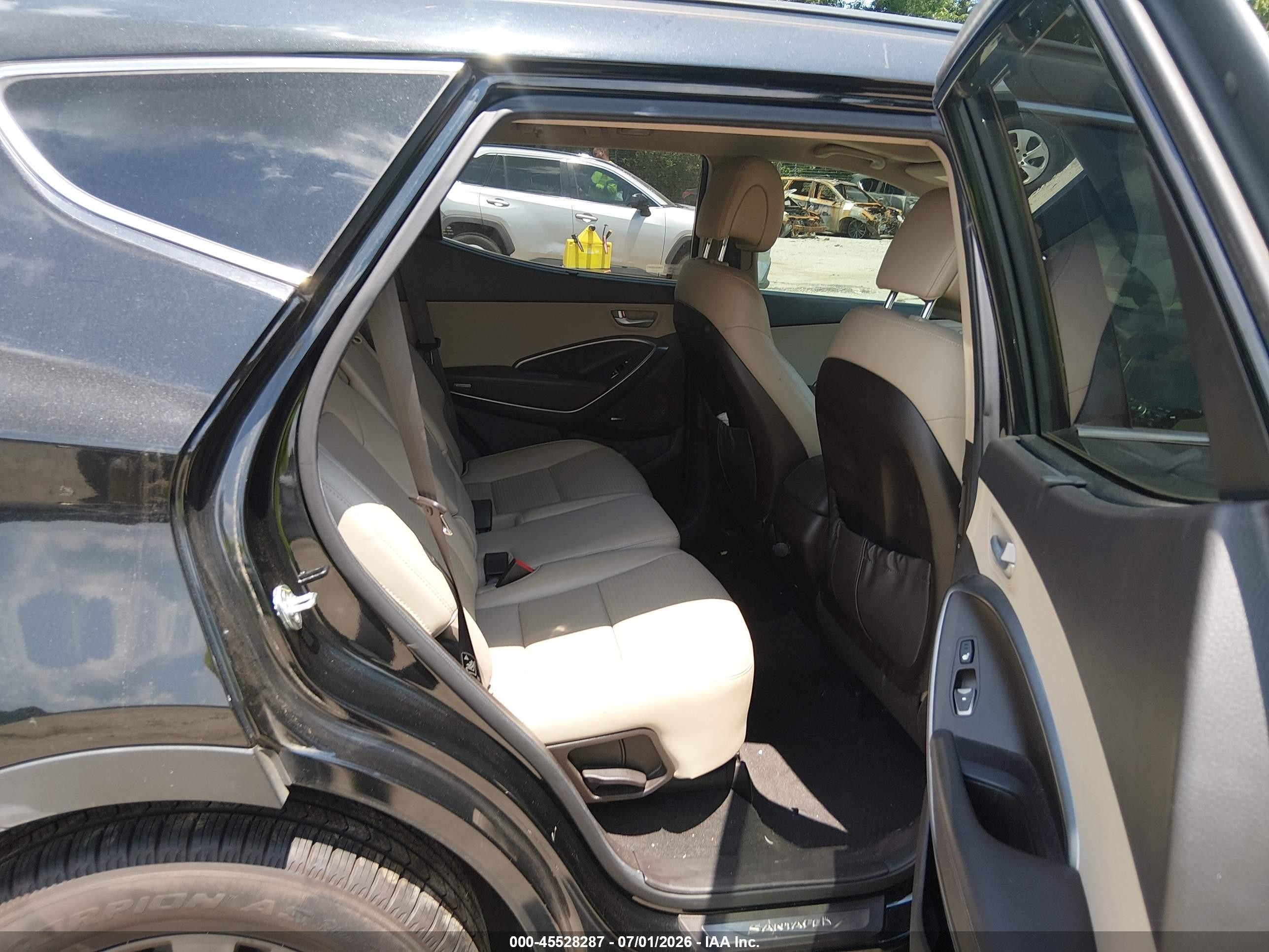 2014 Hyundai Santa Fe Sport 2.4l Black vin: 5XYZU3LB6EG194559