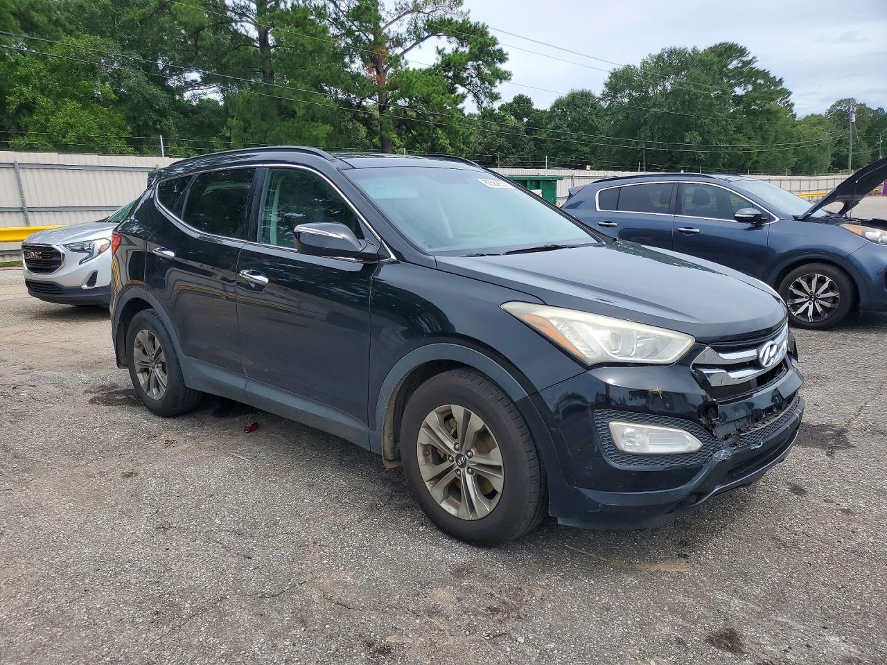 2015 Hyundai Santa Fe Sport 2.4l Black vin: 5XYZU3LB6FG244121
