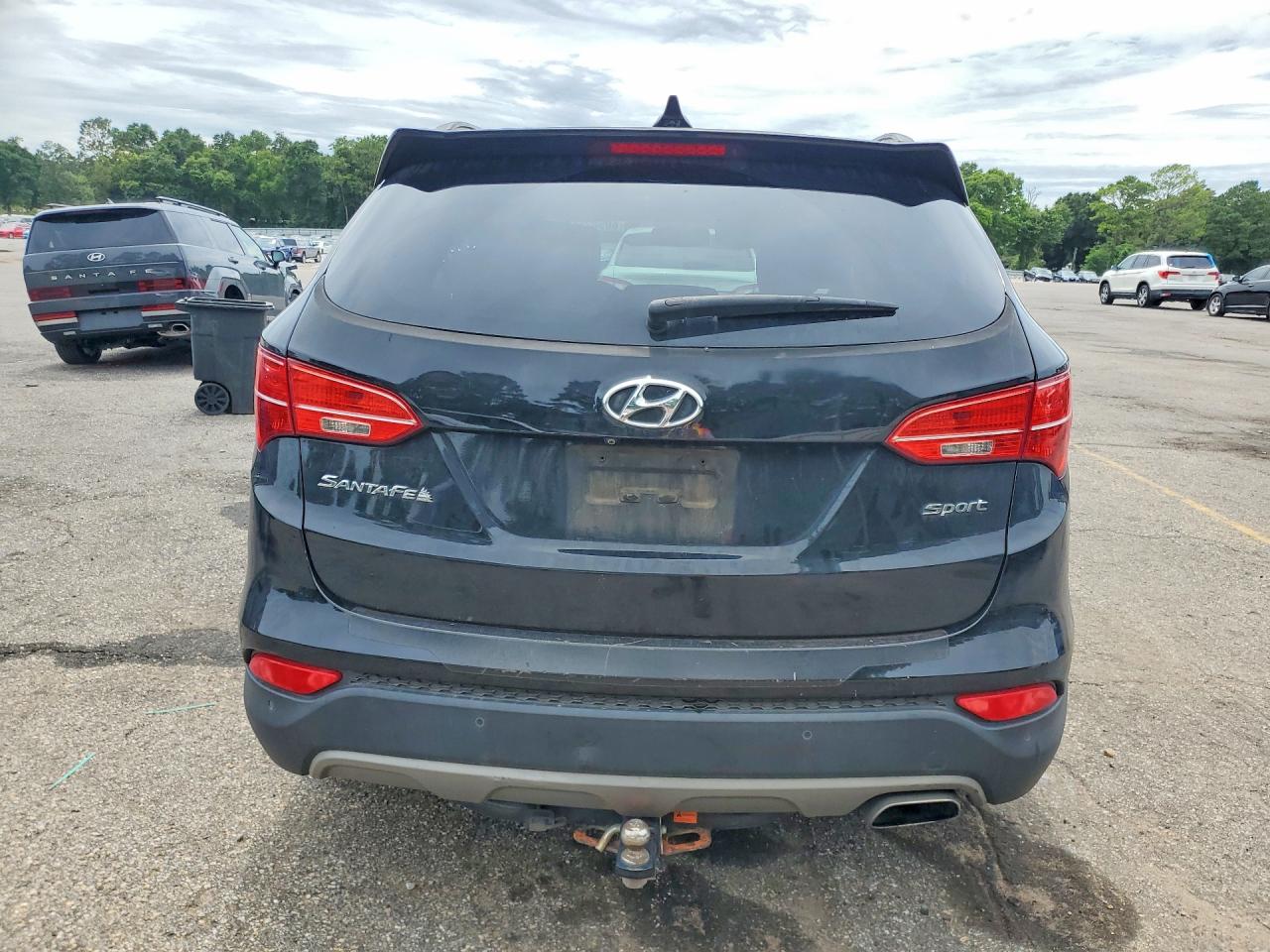 2015 Hyundai Santa Fe Sport 2.4l Black vin: 5XYZU3LB6FG244121