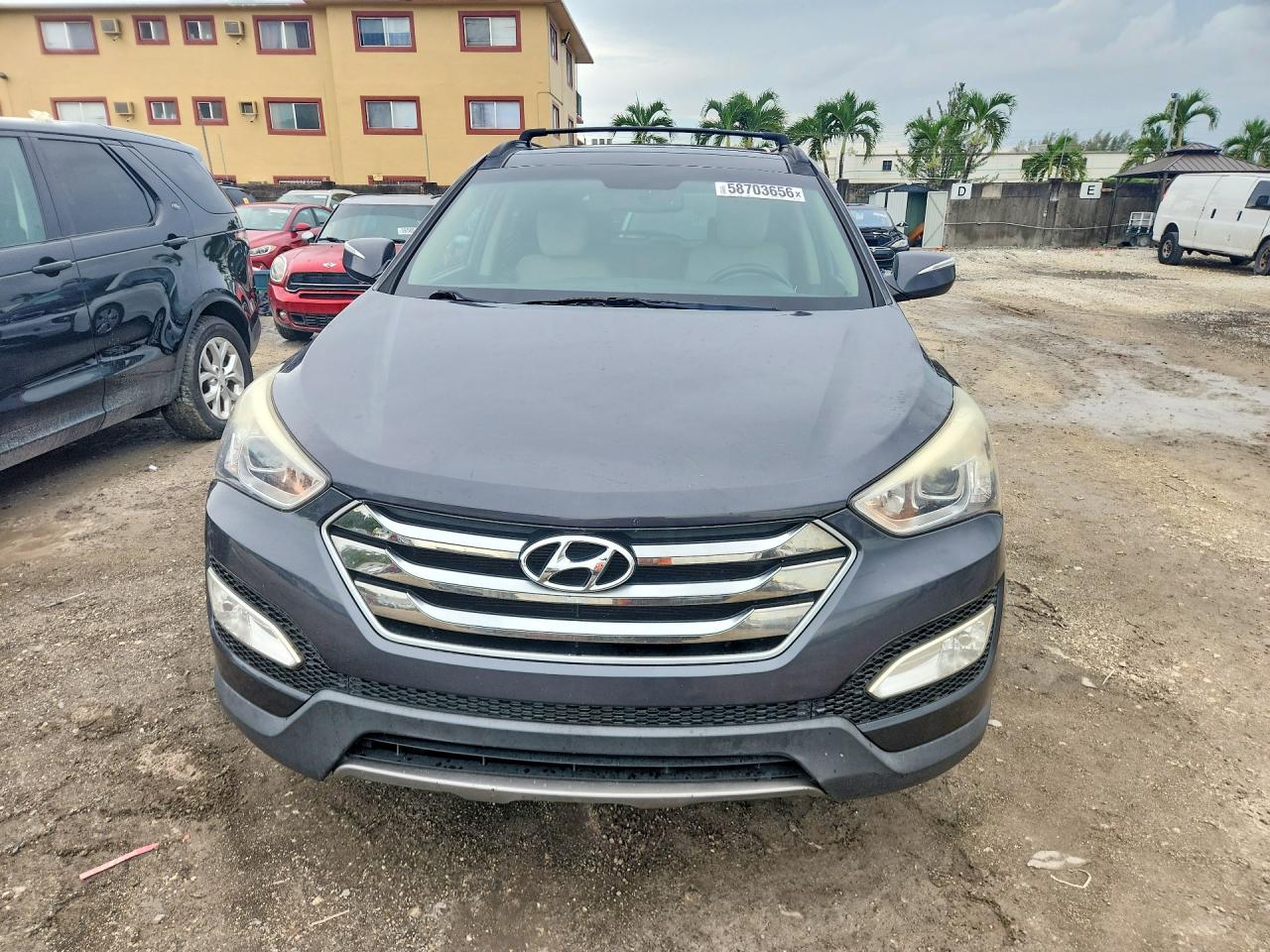 2015 Hyundai Santa Fe Sport 2.4l Gray vin: 5XYZU3LB6FG247469