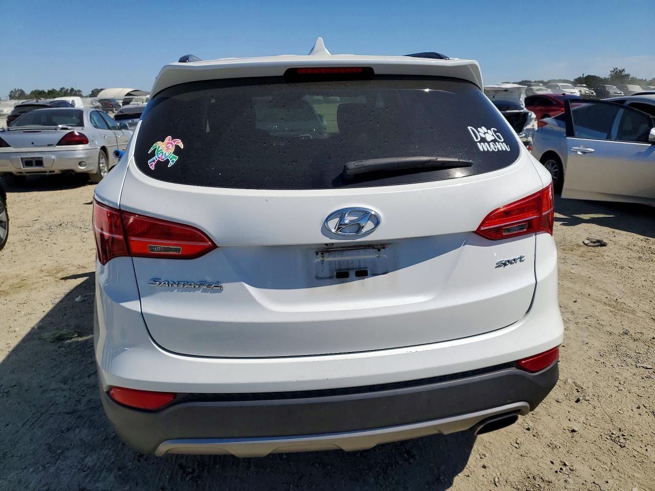 2015 Hyundai Santa Fe Sport 2.4l White vin: 5XYZU3LB6FG269312
