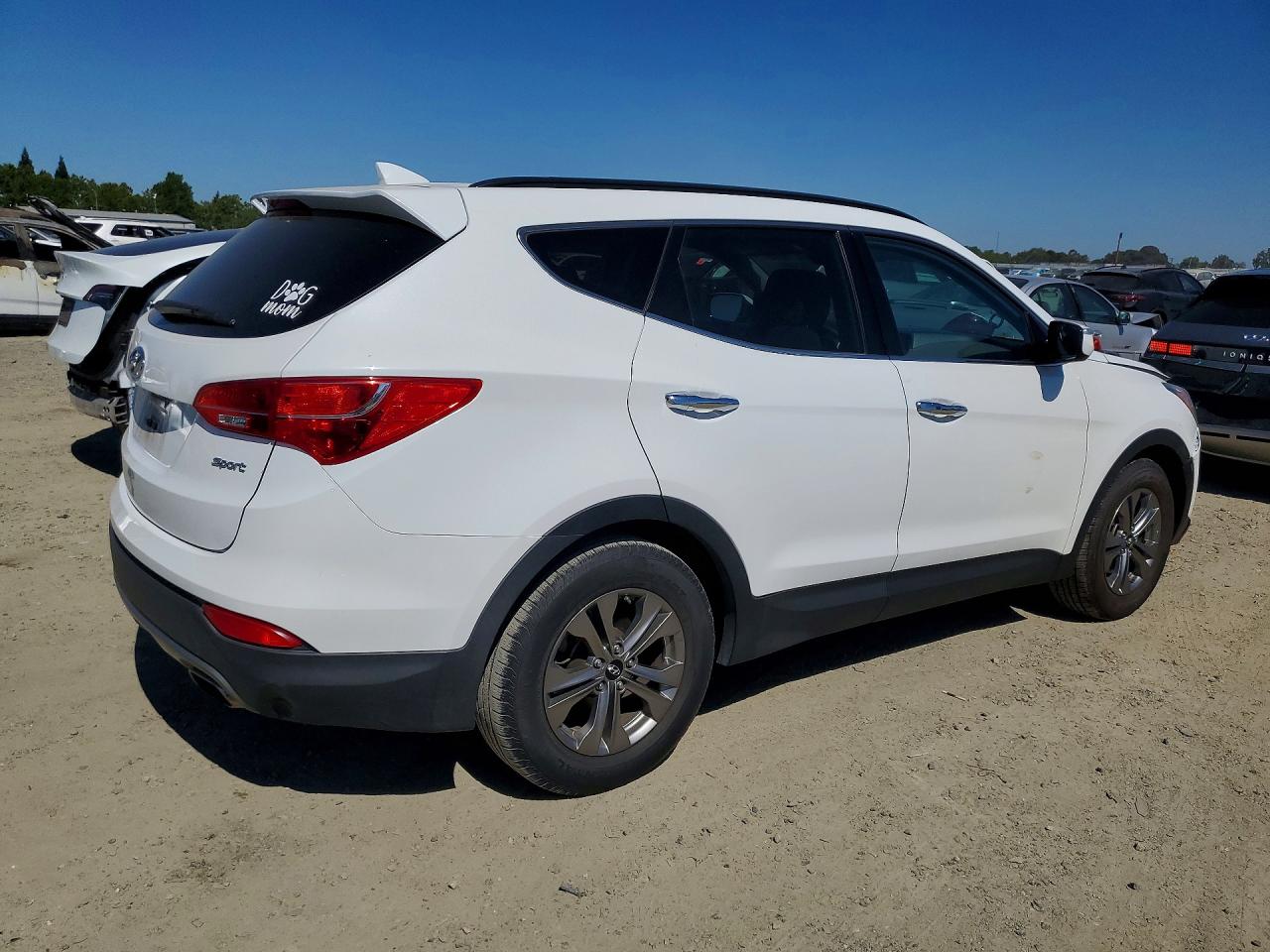 2015 Hyundai Santa Fe Sport 2.4l White vin: 5XYZU3LB6FG269312