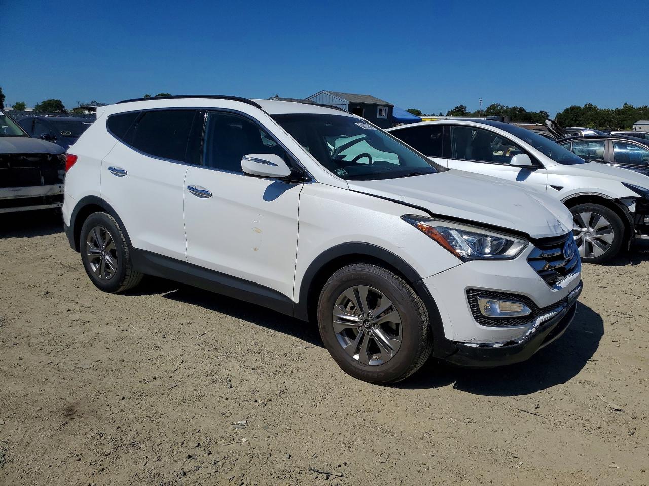 2015 Hyundai Santa Fe Sport 2.4l White vin: 5XYZU3LB6FG269312
