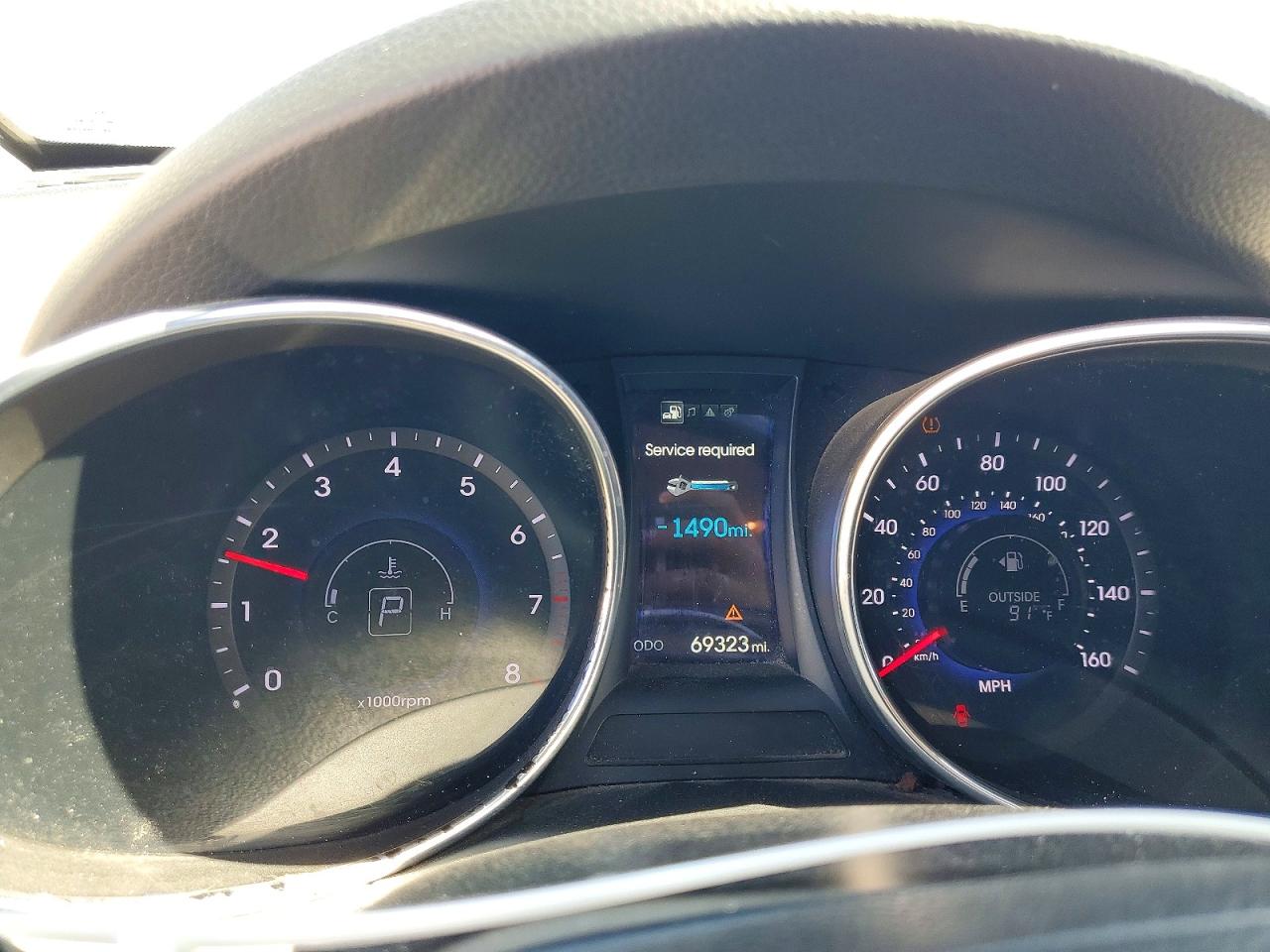 2015 Hyundai Santa Fe Sport 2.4l White vin: 5XYZU3LB6FG269312