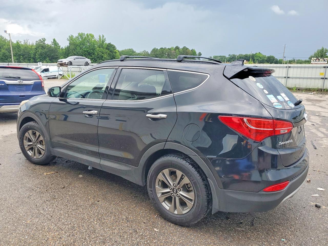 2015 Hyundai Santa Fe Sport 2.4l Black vin: 5XYZU3LB6FG284568