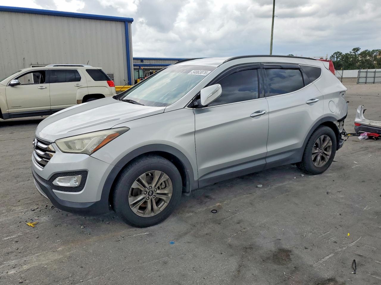 2015 Hyundai Santa Fe Sport 2.4l Silver vin: 5XYZU3LB6FG289737