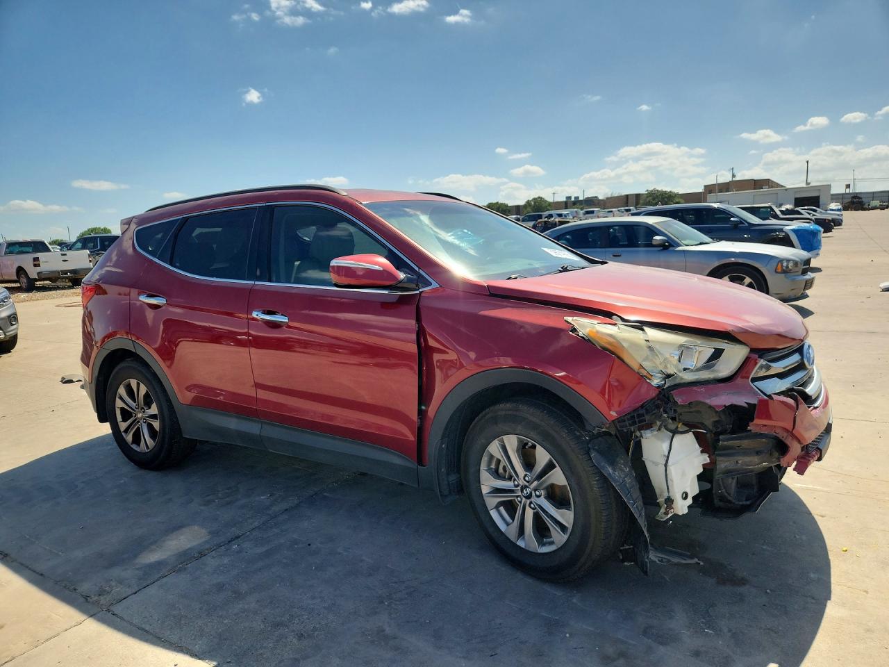 2015 Hyundai Santa Fe Sport 2.4l Бордовый vin: 5XYZU3LB6FG291519