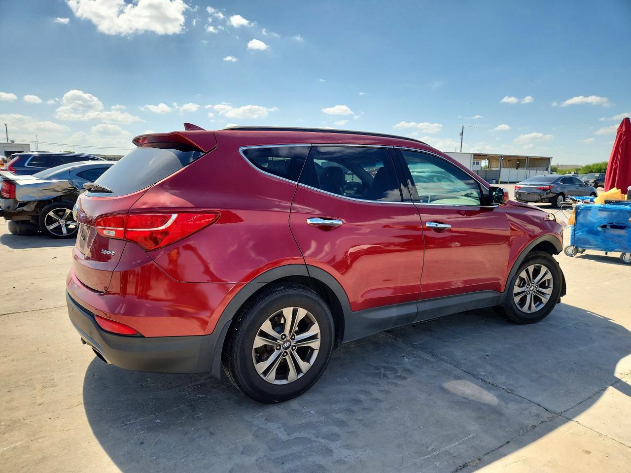 2015 Hyundai Santa Fe Sport 2.4l Бордовый vin: 5XYZU3LB6FG291519