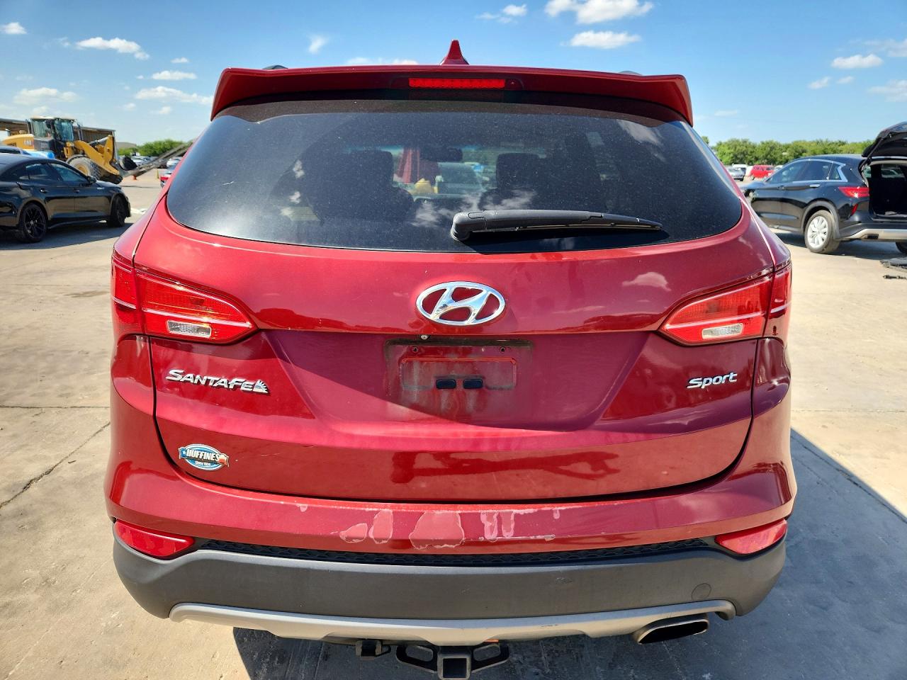 2015 Hyundai Santa Fe Sport 2.4l Бордовый vin: 5XYZU3LB6FG291519