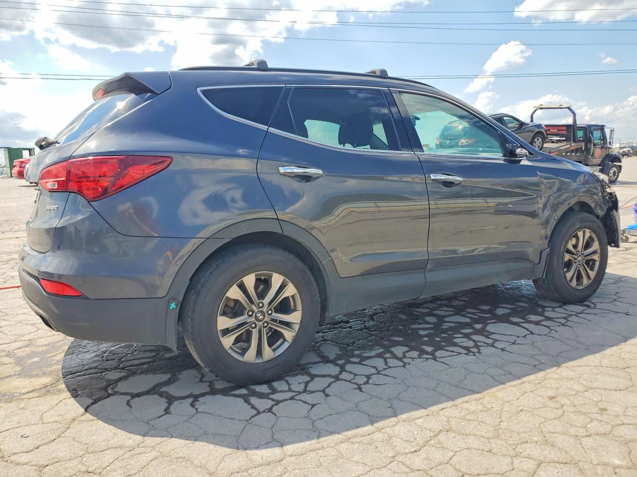 2016 Hyundai Santa Fe Sport 2.4l Gray vin: 5XYZU3LB6GG375017