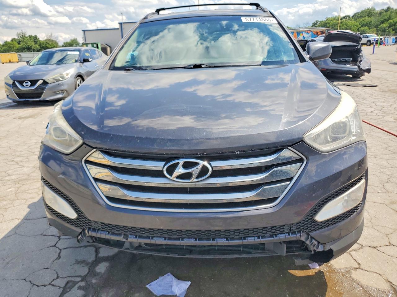 2016 Hyundai Santa Fe Sport 2.4l Gray vin: 5XYZU3LB6GG375017