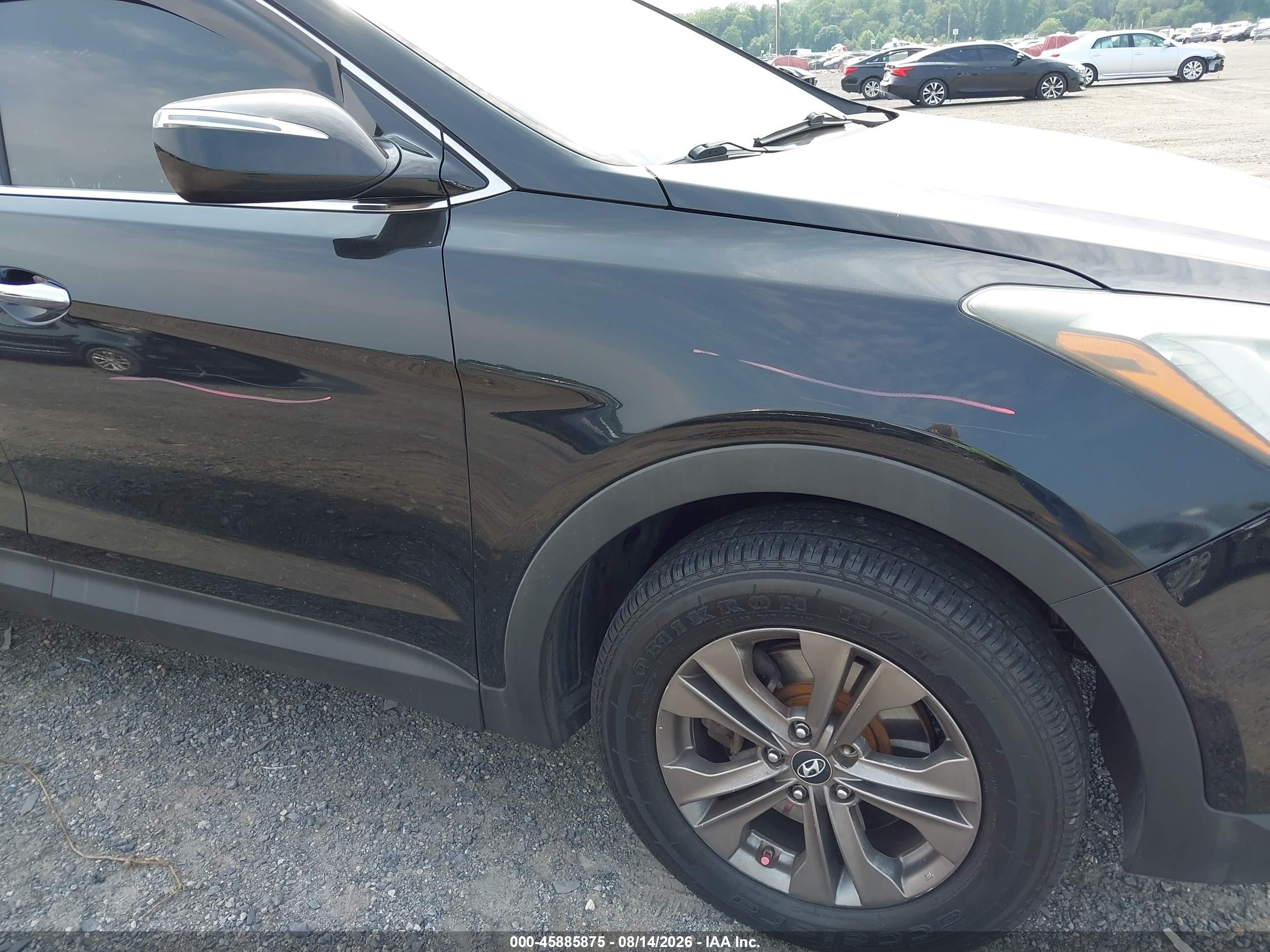 2013 Hyundai Santa Fe Sport Black vin: 5XYZU3LB7DG012088