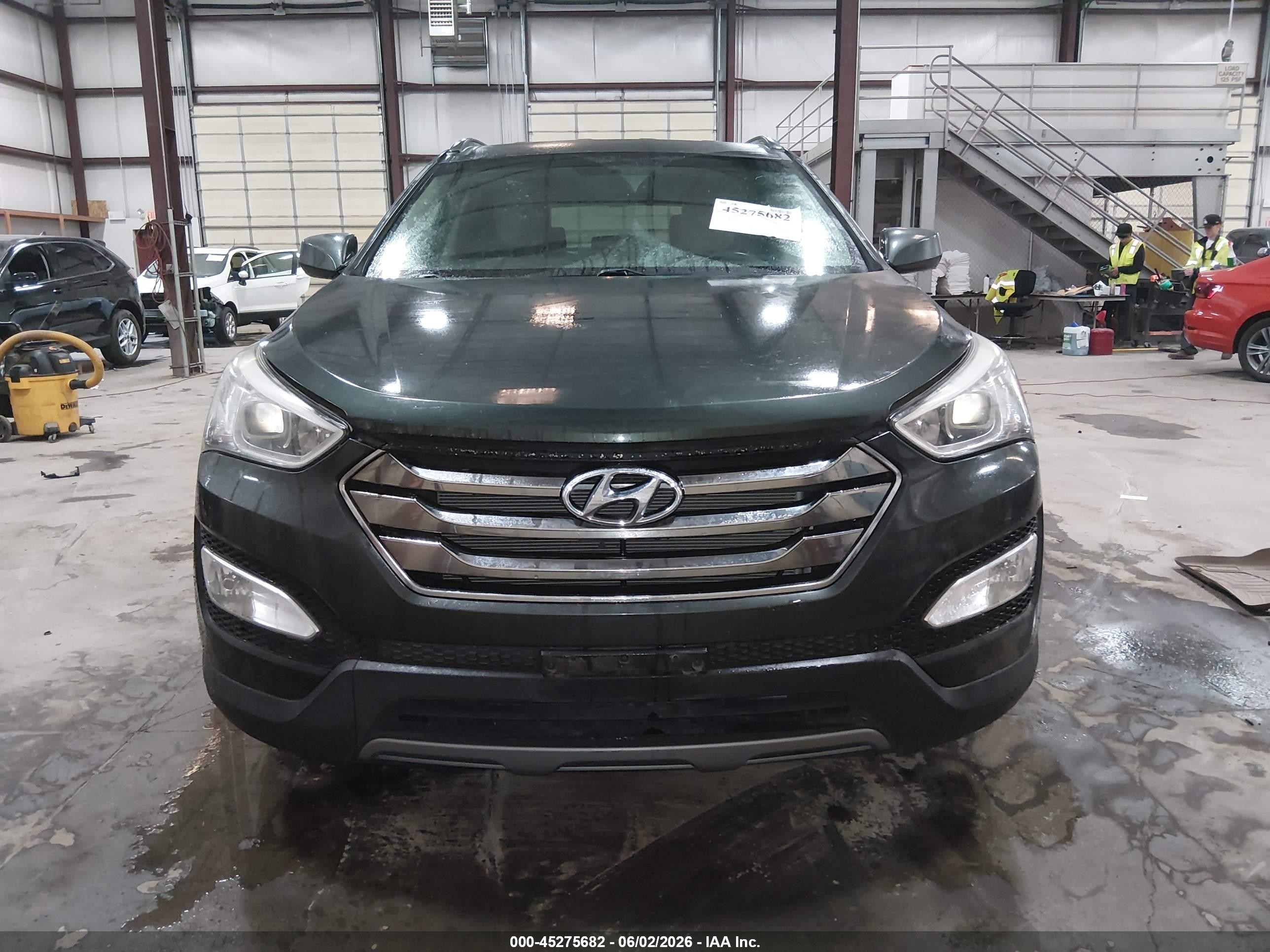2013 Hyundai Santa Fe Sport Gray vin: 5XYZU3LB7DG053840