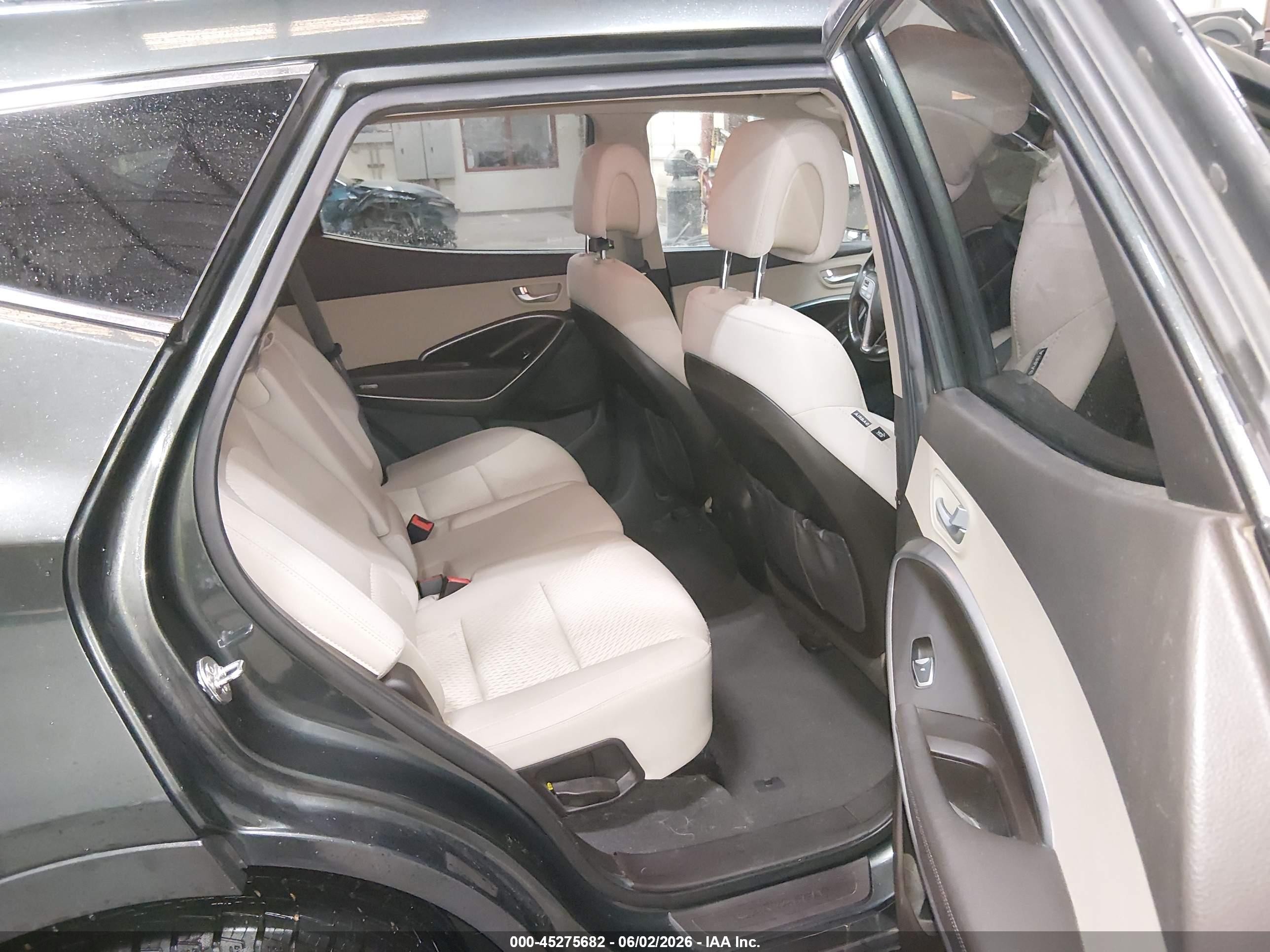 2013 Hyundai Santa Fe Sport Gray vin: 5XYZU3LB7DG053840