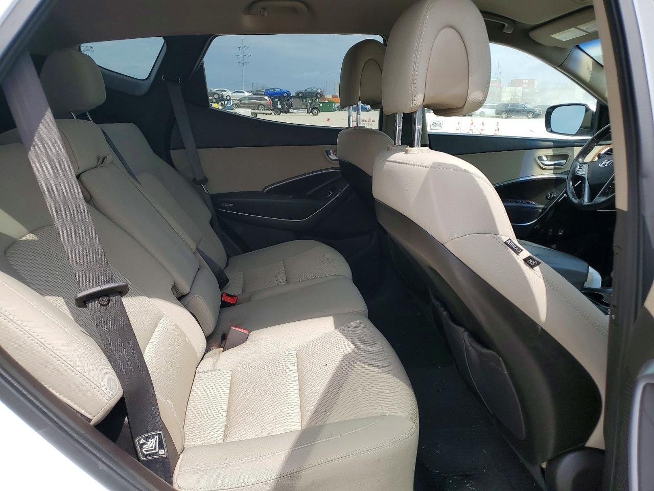 2013 Hyundai Santa Fe Sport 2.4l White vin: 5XYZU3LB7DG061565