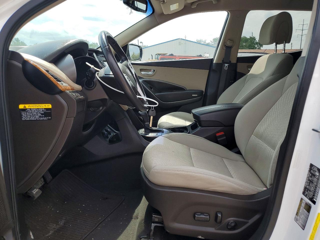 2013 Hyundai Santa Fe Sport 2.4l White vin: 5XYZU3LB7DG061565