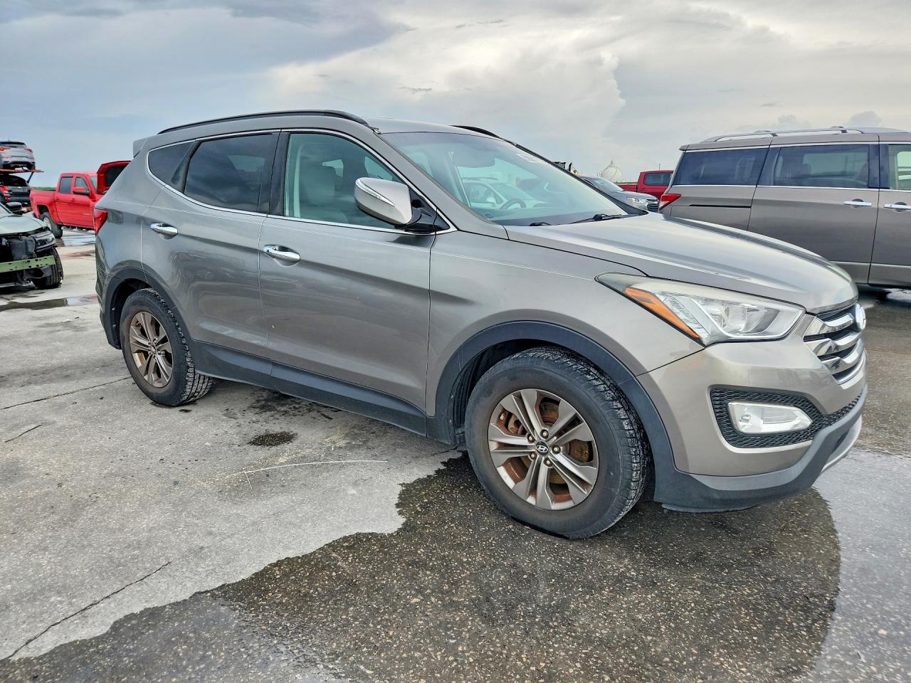 2013 Hyundai Santa Fe Sport 2.4l Tan vin: 5XYZU3LB7DG105788