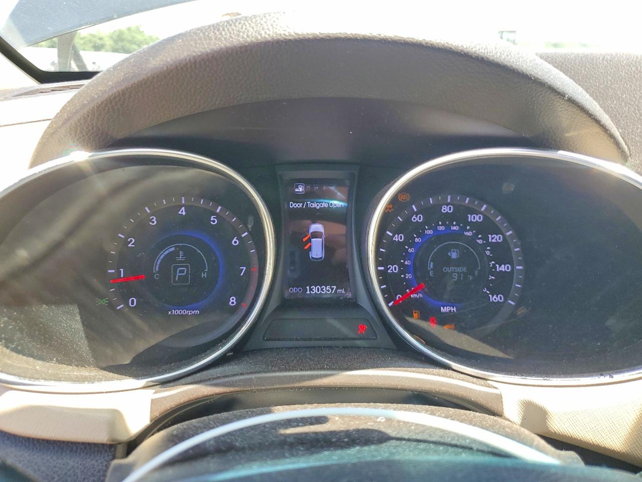 2013 Hyundai Santa Fe Sport 2.4l Black vin: 5XYZU3LB7DG115902