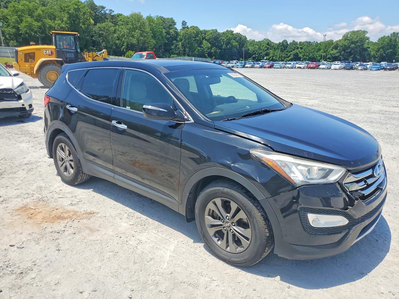 2013 Hyundai Santa Fe Sport 2.4l Black vin: 5XYZU3LB7DG115902