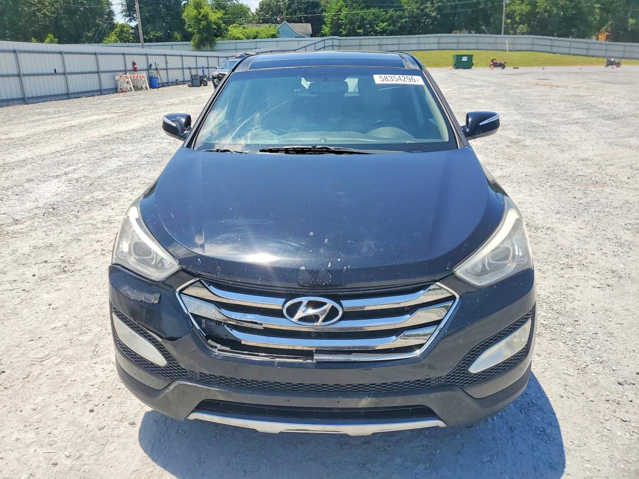 2013 Hyundai Santa Fe Sport 2.4l Black vin: 5XYZU3LB7DG115902