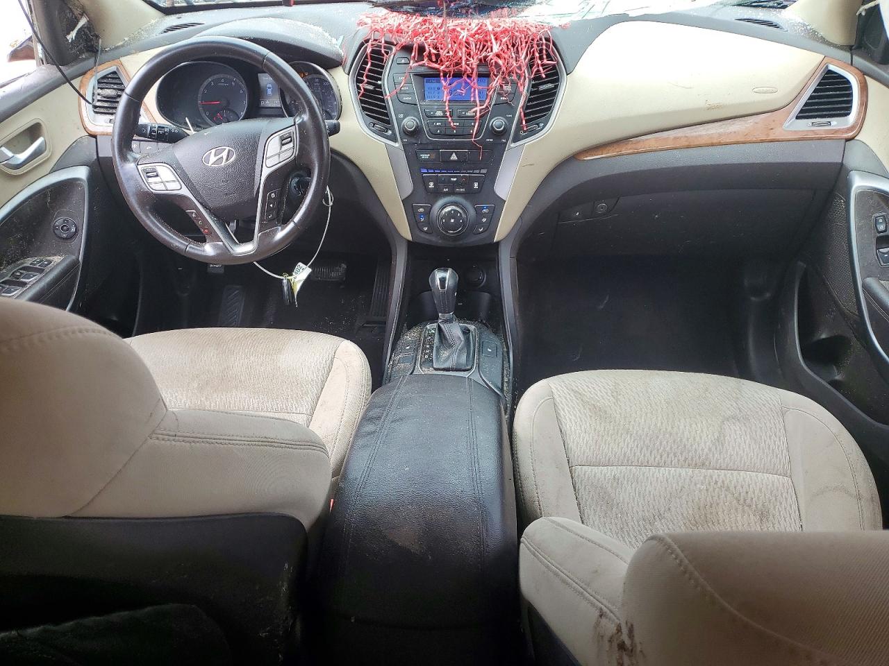 2013 Hyundai Santa Fe Sport 2.4l Orange vin: 5XYZU3LB7DG118766