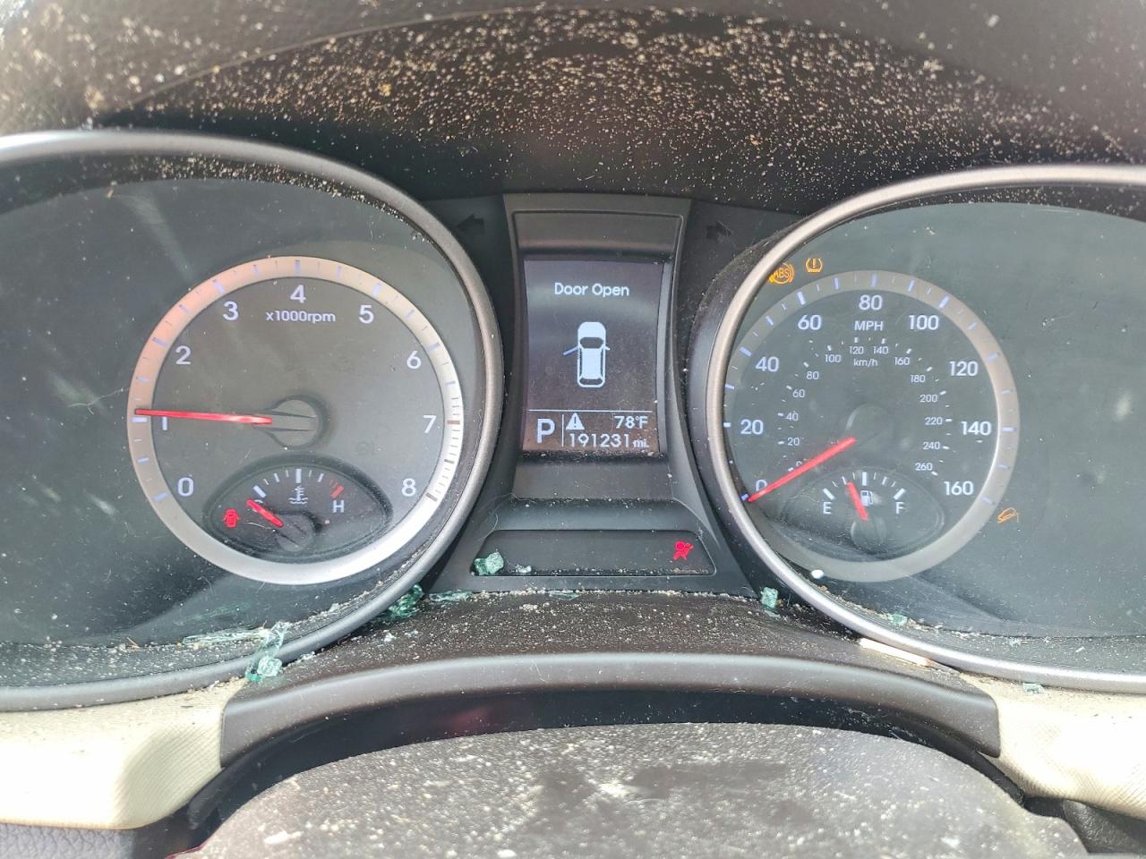2013 Hyundai Santa Fe Sport 2.4l Orange vin: 5XYZU3LB7DG118766