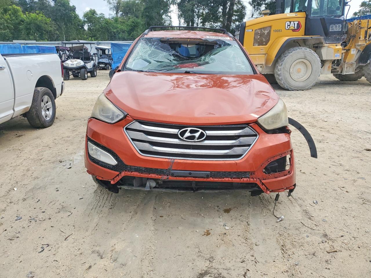 2013 Hyundai Santa Fe Sport 2.4l Orange vin: 5XYZU3LB7DG118766