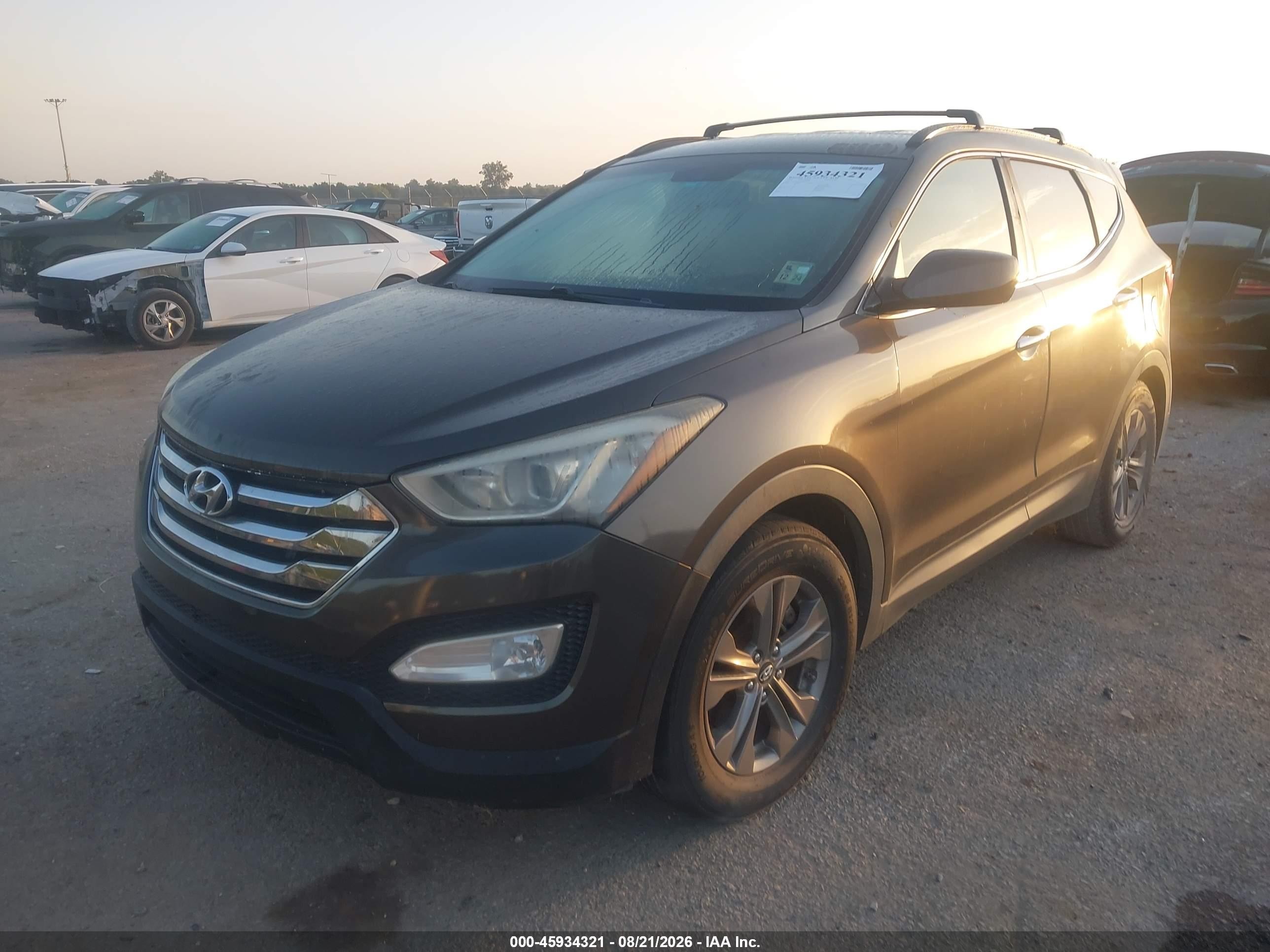 2013 Hyundai Santa Fe Sport Brown vin: 5XYZU3LB7DG121070