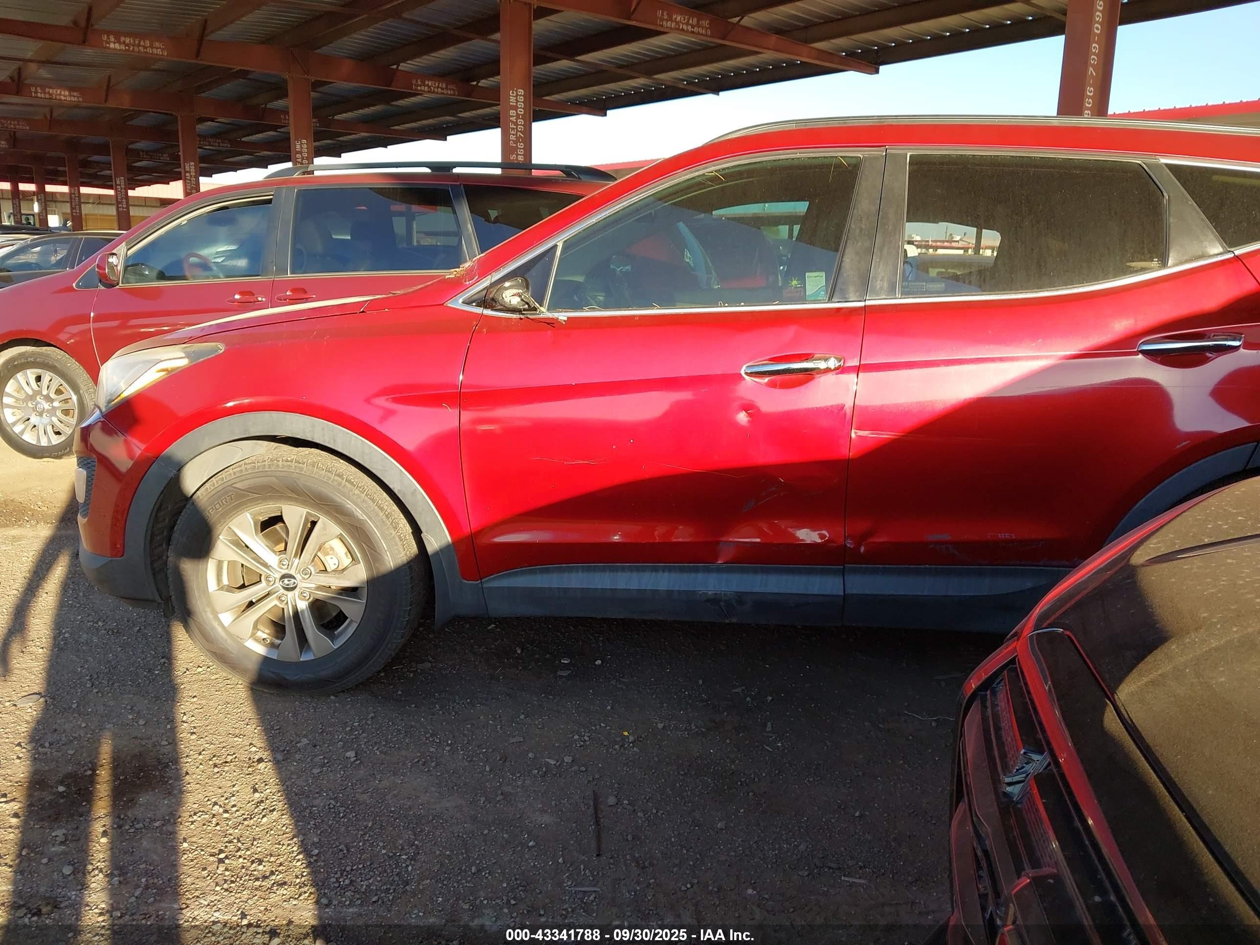 2014 Hyundai Santa Fe Sport 2.4l Красный vin: 5XYZU3LB7EG138422
