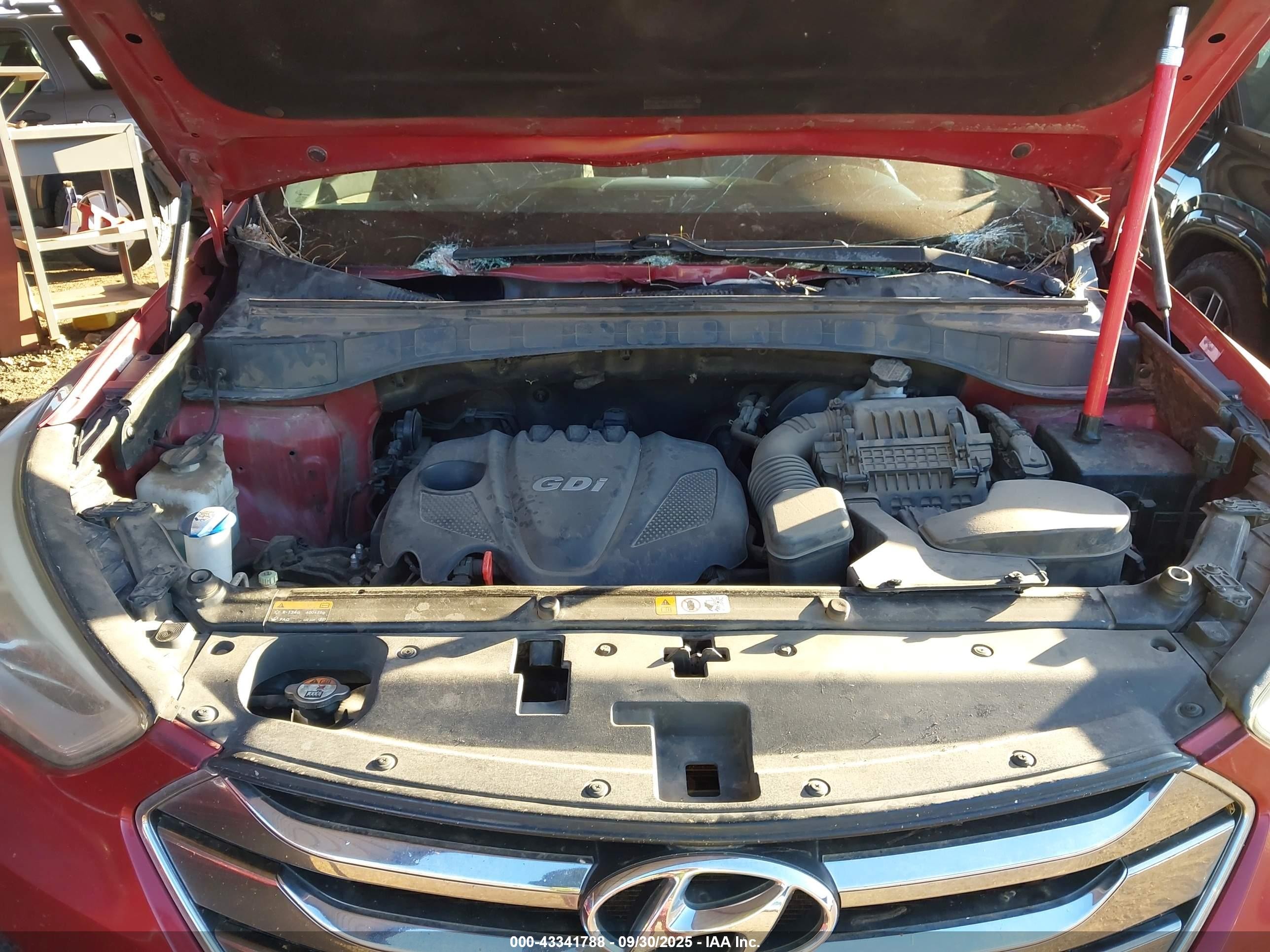 2014 Hyundai Santa Fe Sport 2.4l Красный vin: 5XYZU3LB7EG138422