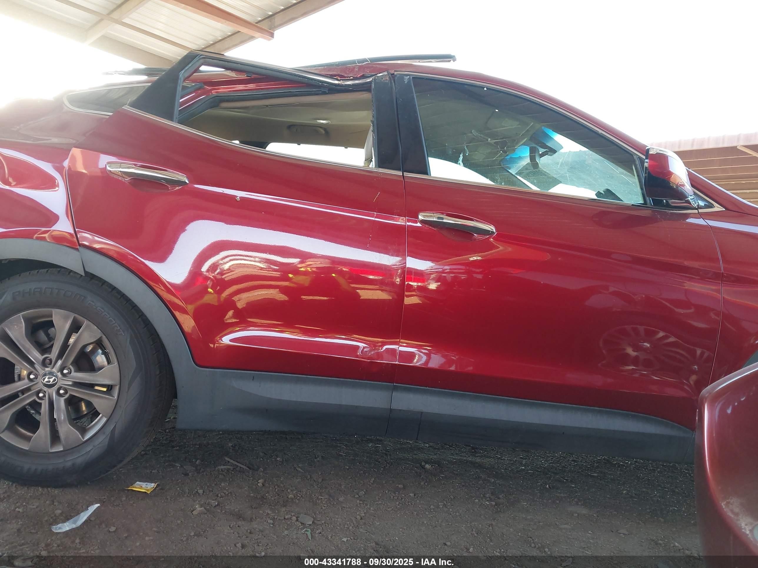 2014 Hyundai Santa Fe Sport 2.4l Красный vin: 5XYZU3LB7EG138422