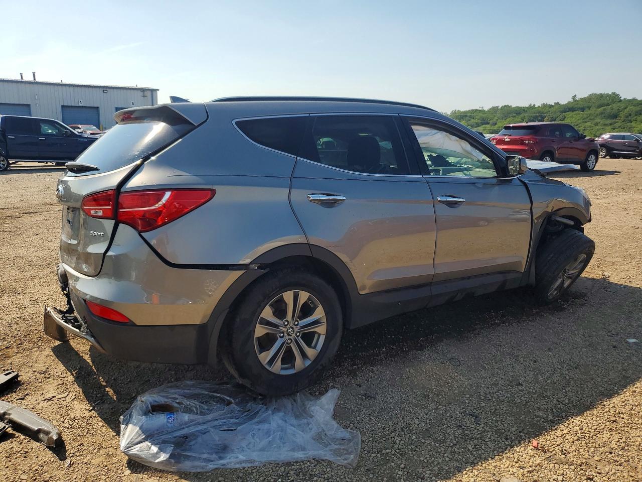 2014 Hyundai Santa Fe Sport 2.4l Gray vin: 5XYZU3LB7EG143412