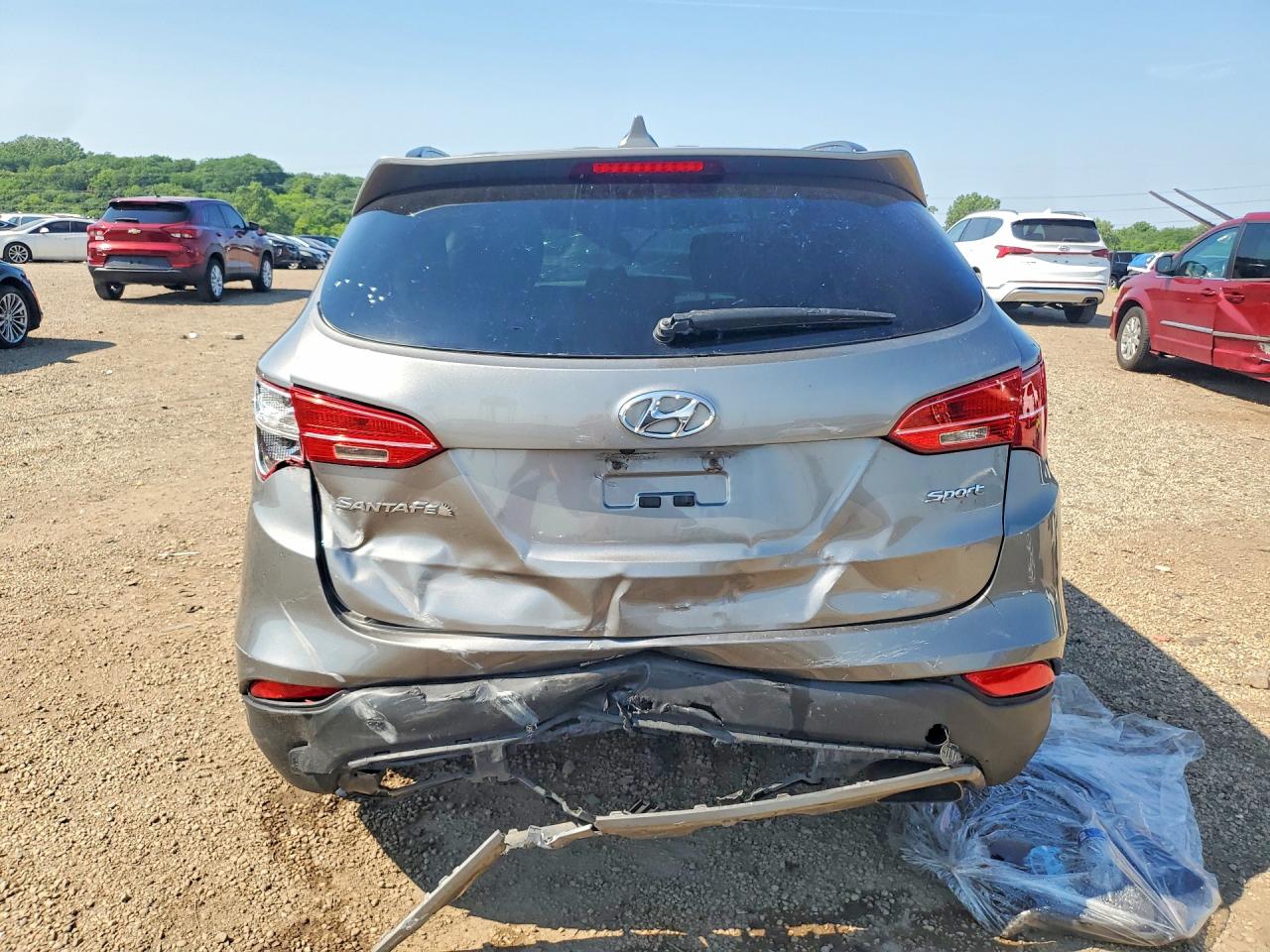 2014 Hyundai Santa Fe Sport 2.4l Gray vin: 5XYZU3LB7EG143412