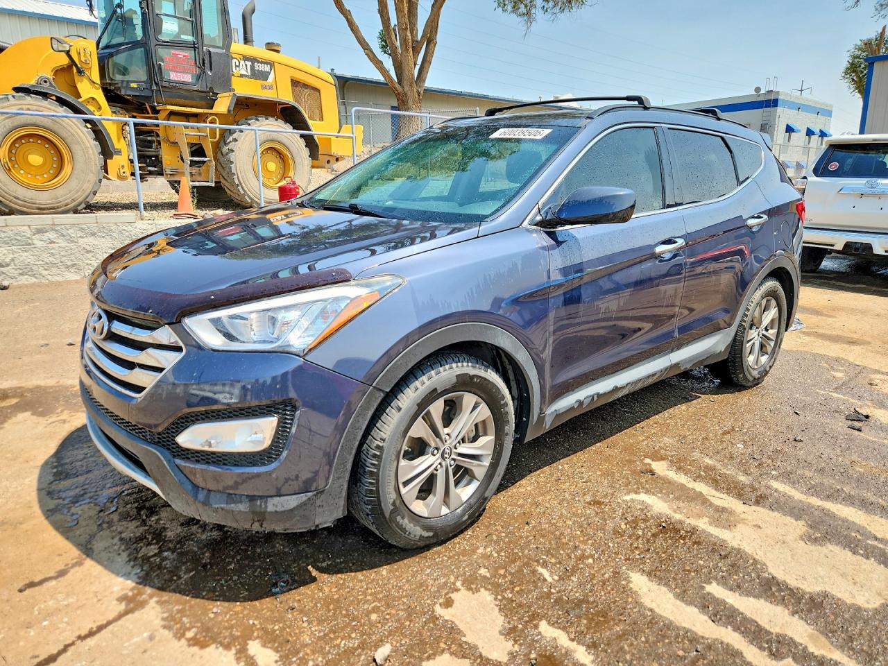 2014 Hyundai Santa Fe Sport 2.4l Blue vin: 5XYZU3LB7EG150618