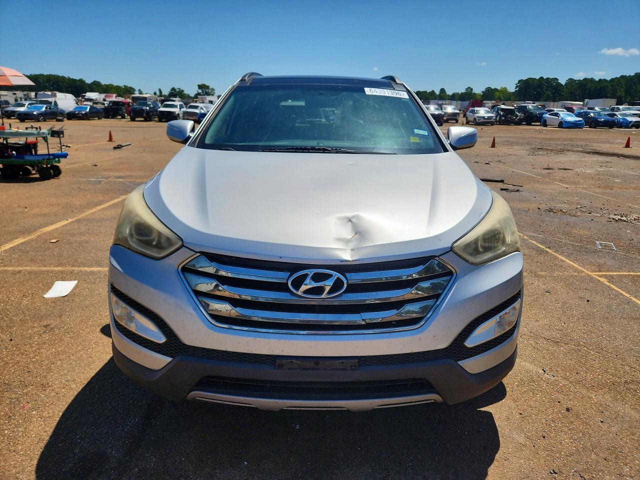 2014 Hyundai Santa Fe Sport 2.4l Серебряный vin: 5XYZU3LB7EG164289
