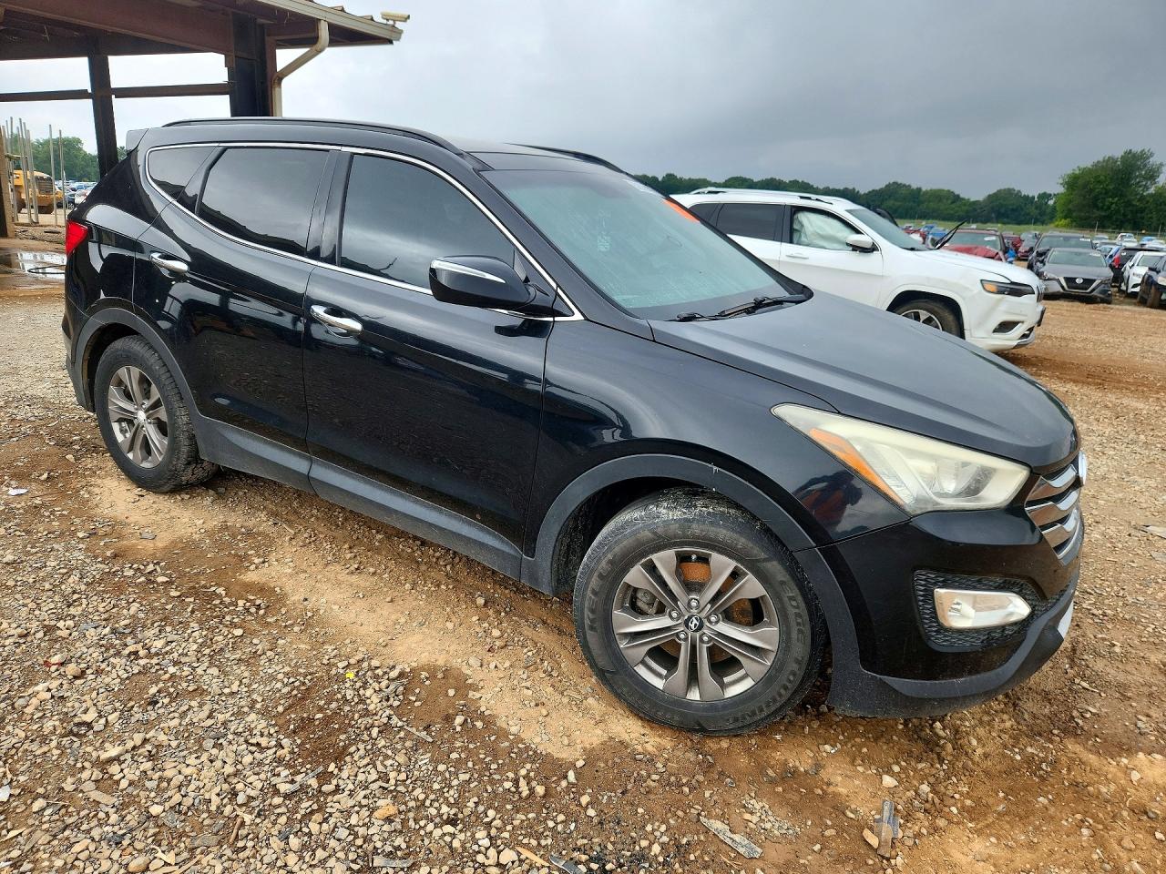 2014 Hyundai Santa Fe Sport 2.4l Black vin: 5XYZU3LB7EG166611