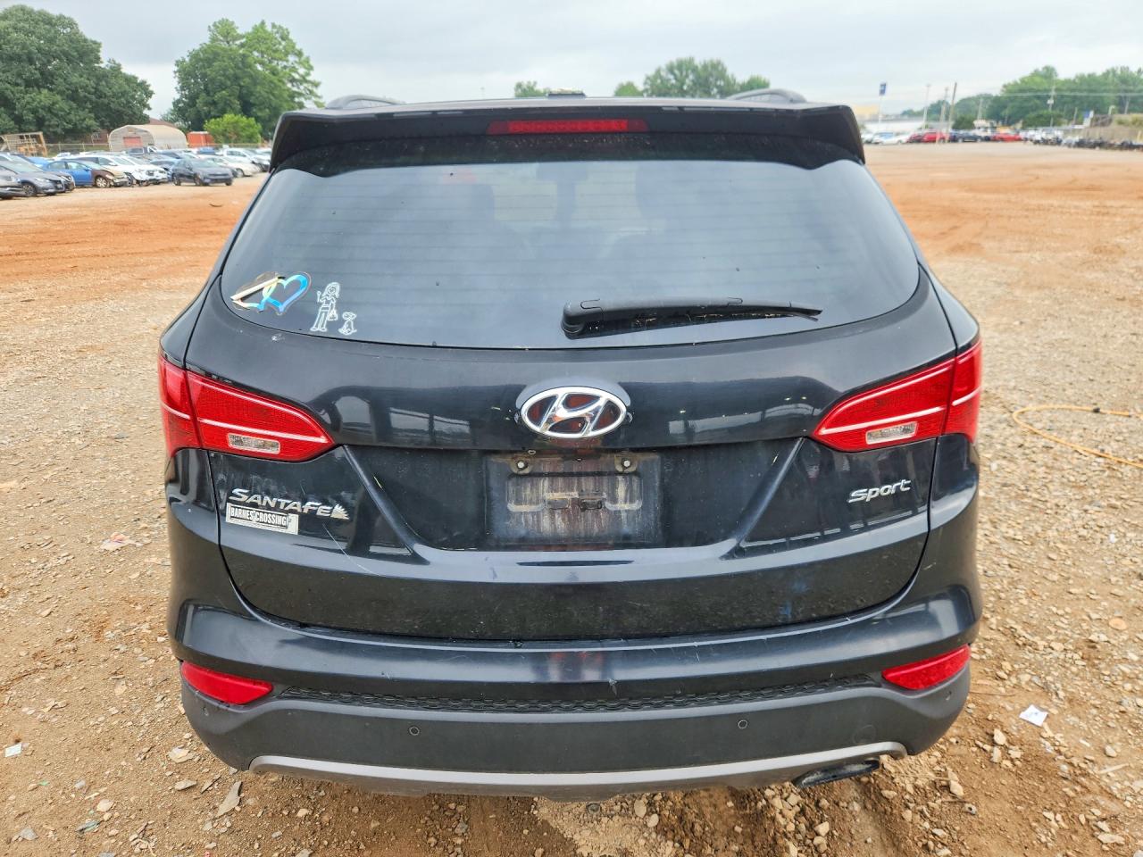 2014 Hyundai Santa Fe Sport 2.4l Black vin: 5XYZU3LB7EG166611