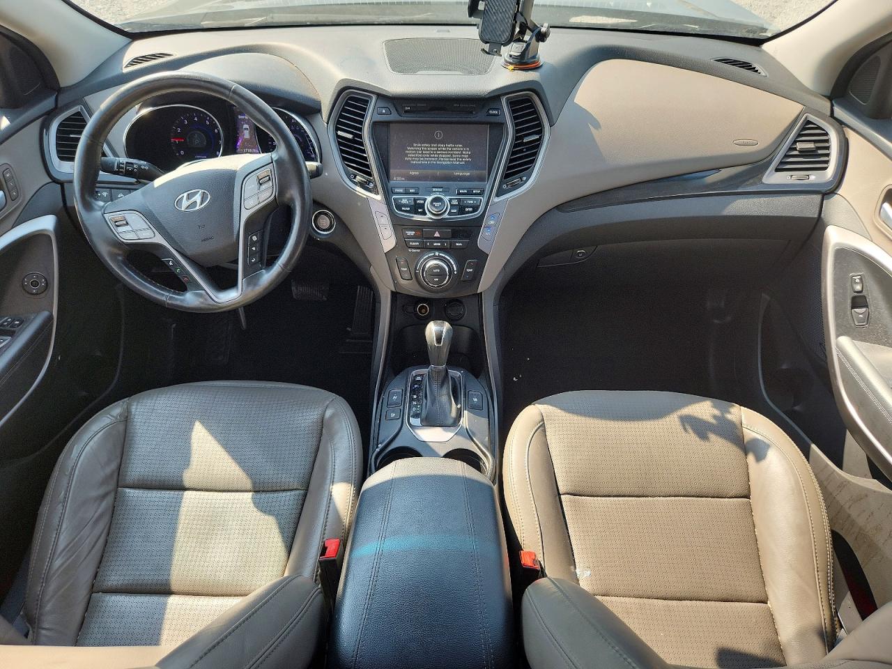 2014 Hyundai Santa Fe Sport 2.4l Black vin: 5XYZU3LB7EG167029