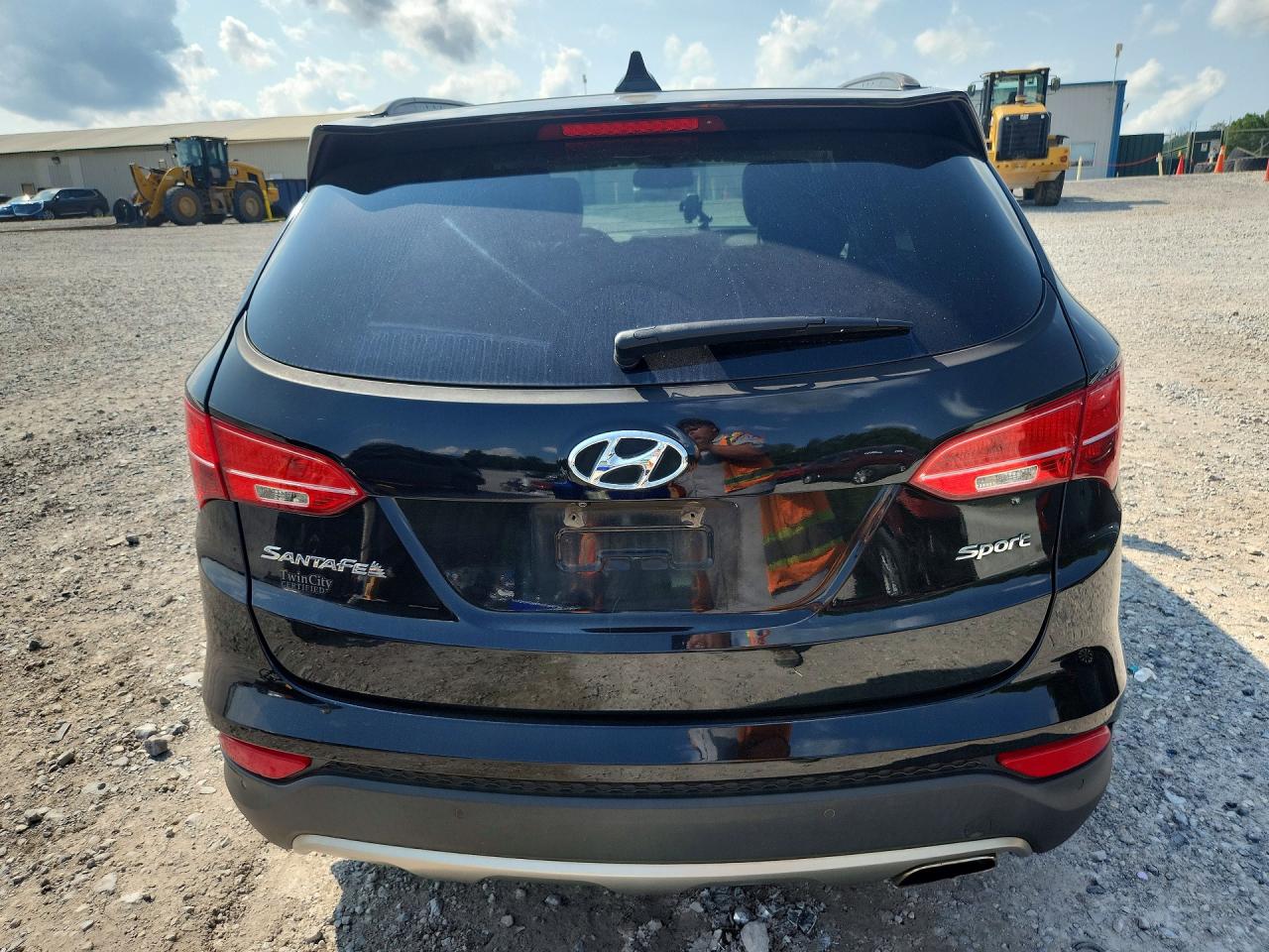 2014 Hyundai Santa Fe Sport 2.4l Black vin: 5XYZU3LB7EG167029