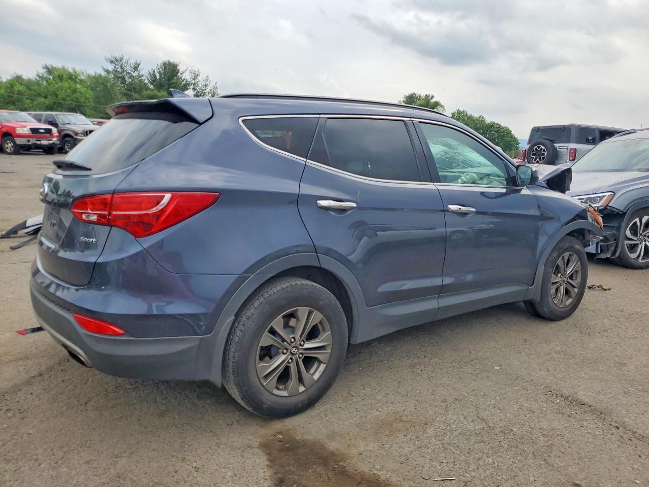 2014 Hyundai Santa Fe Sport 2.4l Gray vin: 5XYZU3LB7EG183800