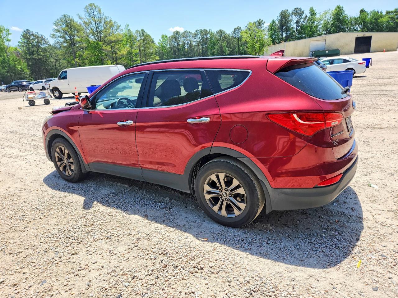 2014 Hyundai Santa Fe Sport 2.4l Красный vin: 5XYZU3LB7EG184350