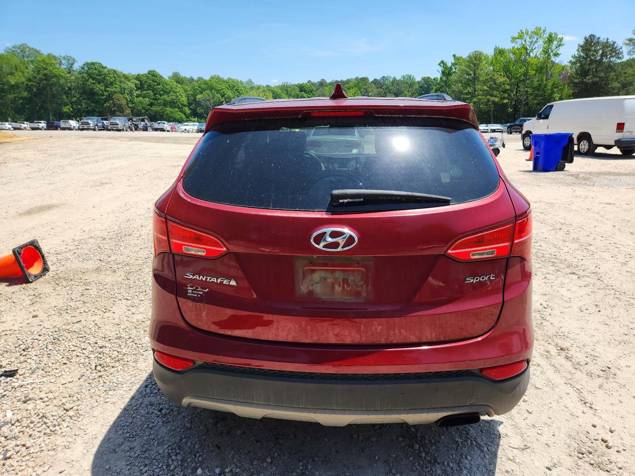 2014 Hyundai Santa Fe Sport 2.4l Красный vin: 5XYZU3LB7EG184350
