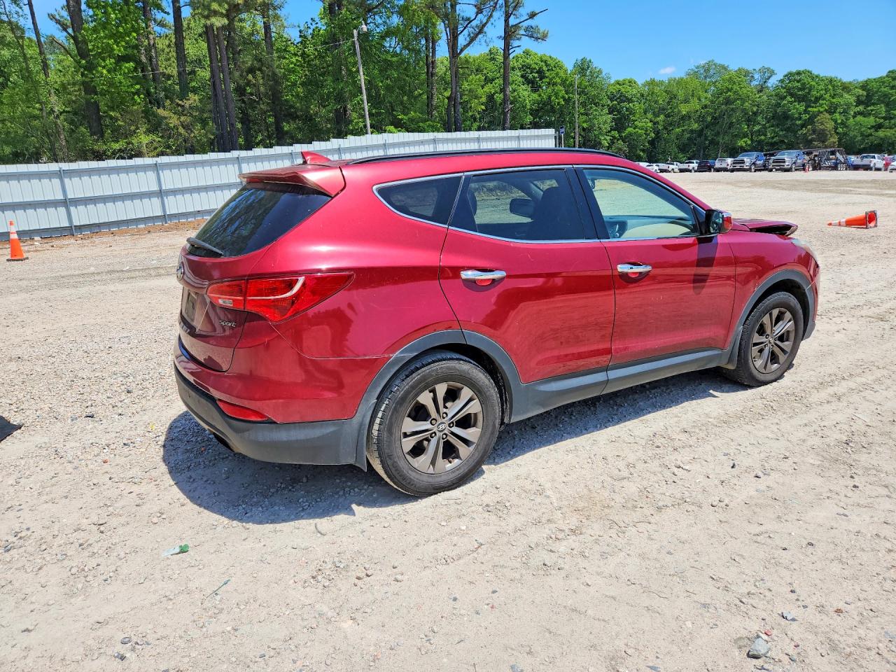 2014 Hyundai Santa Fe Sport 2.4l Красный vin: 5XYZU3LB7EG184350