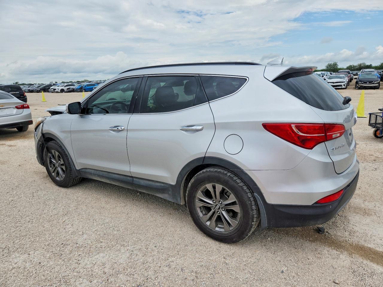2014 Hyundai Santa Fe Sport 2.4l Silver vin: 5XYZU3LB7EG220344