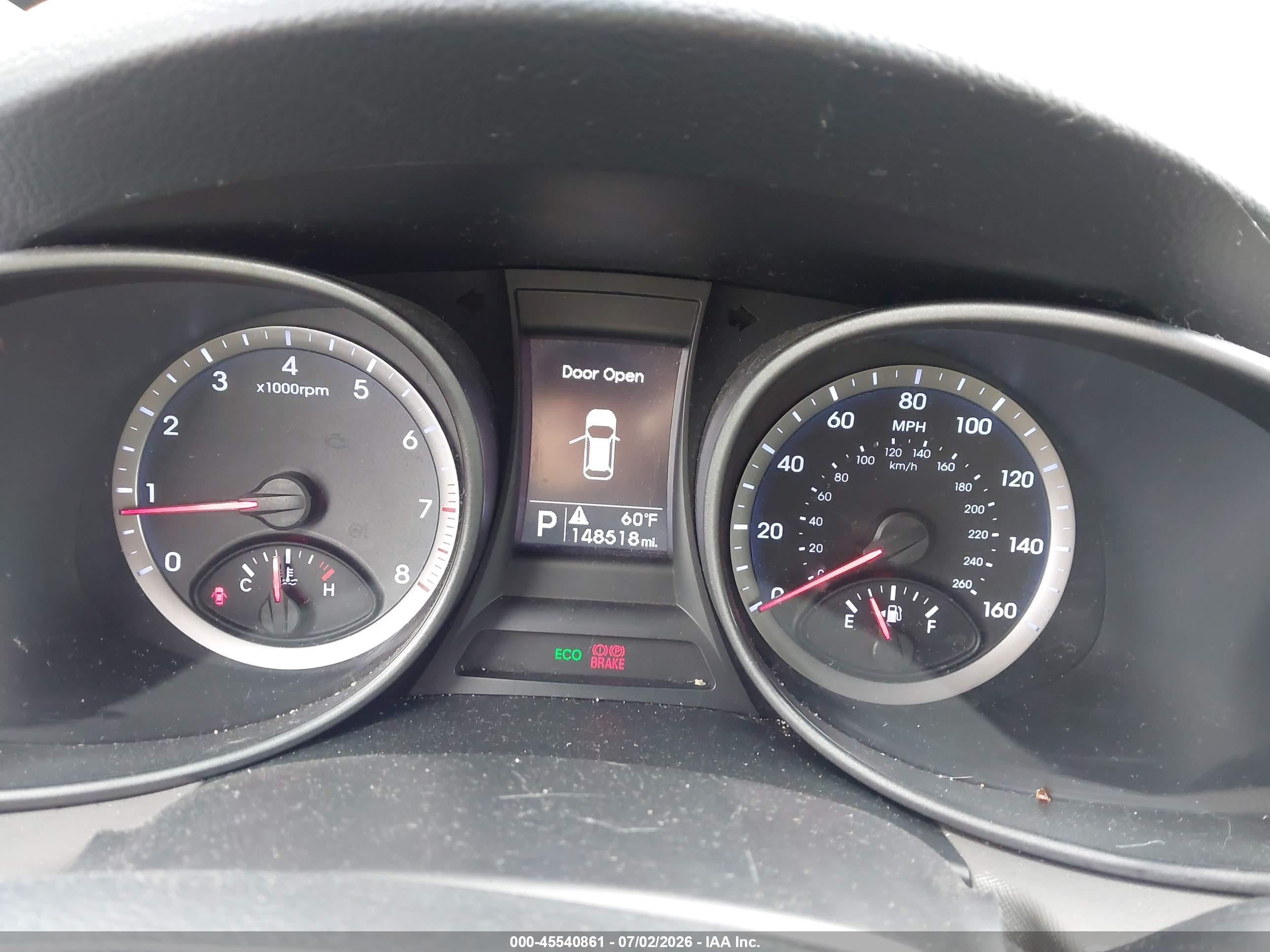 2014 Hyundai Santa Fe Sport 2.4l Brown vin: 5XYZU3LB7EG223552