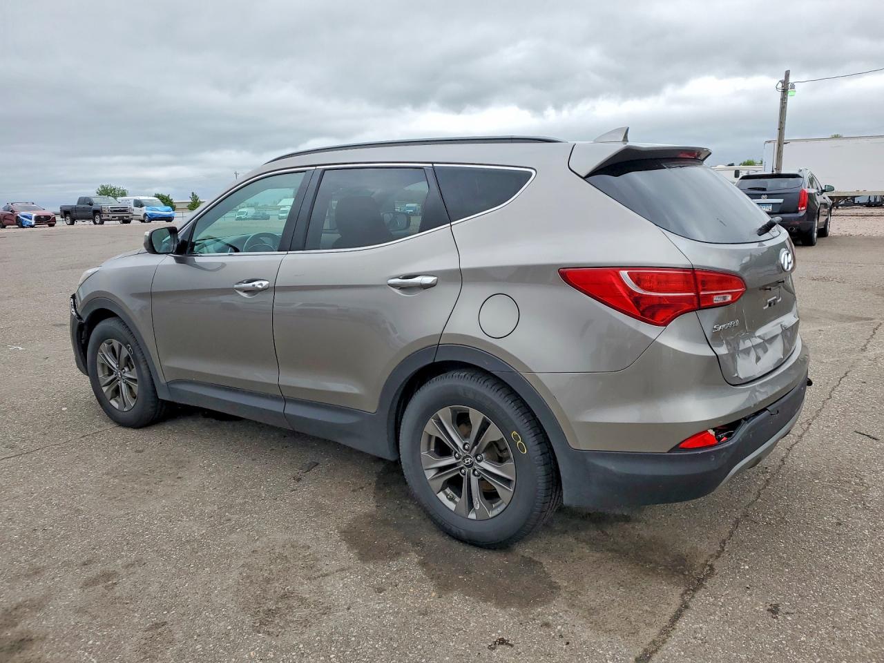 2014 Hyundai Santa Fe Sport 2.4l Серебряный vin: 5XYZU3LB7EG229352