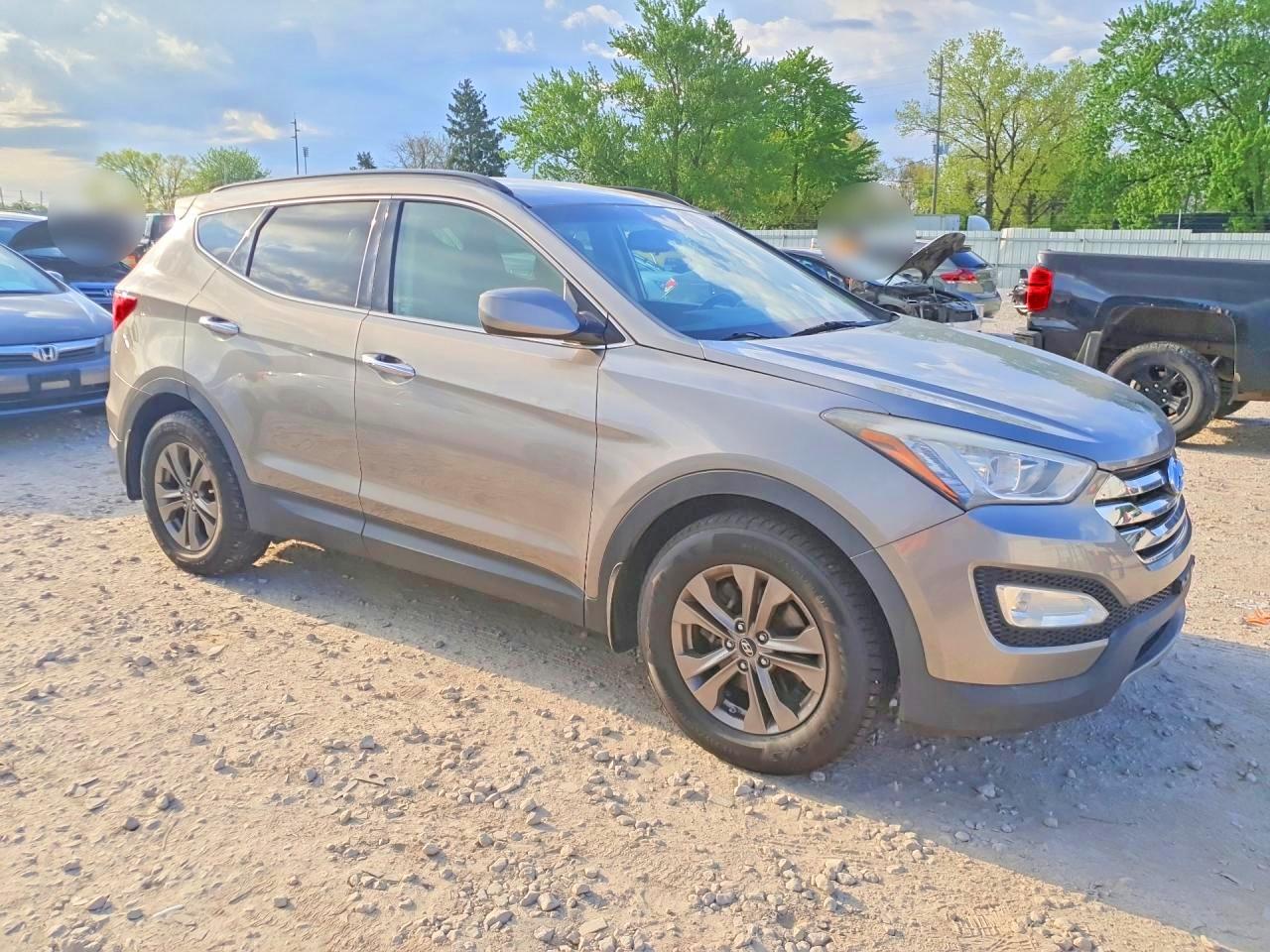 2015 Hyundai Santa Fe Sport 2.4l Gray vin: 5XYZU3LB7FG239655